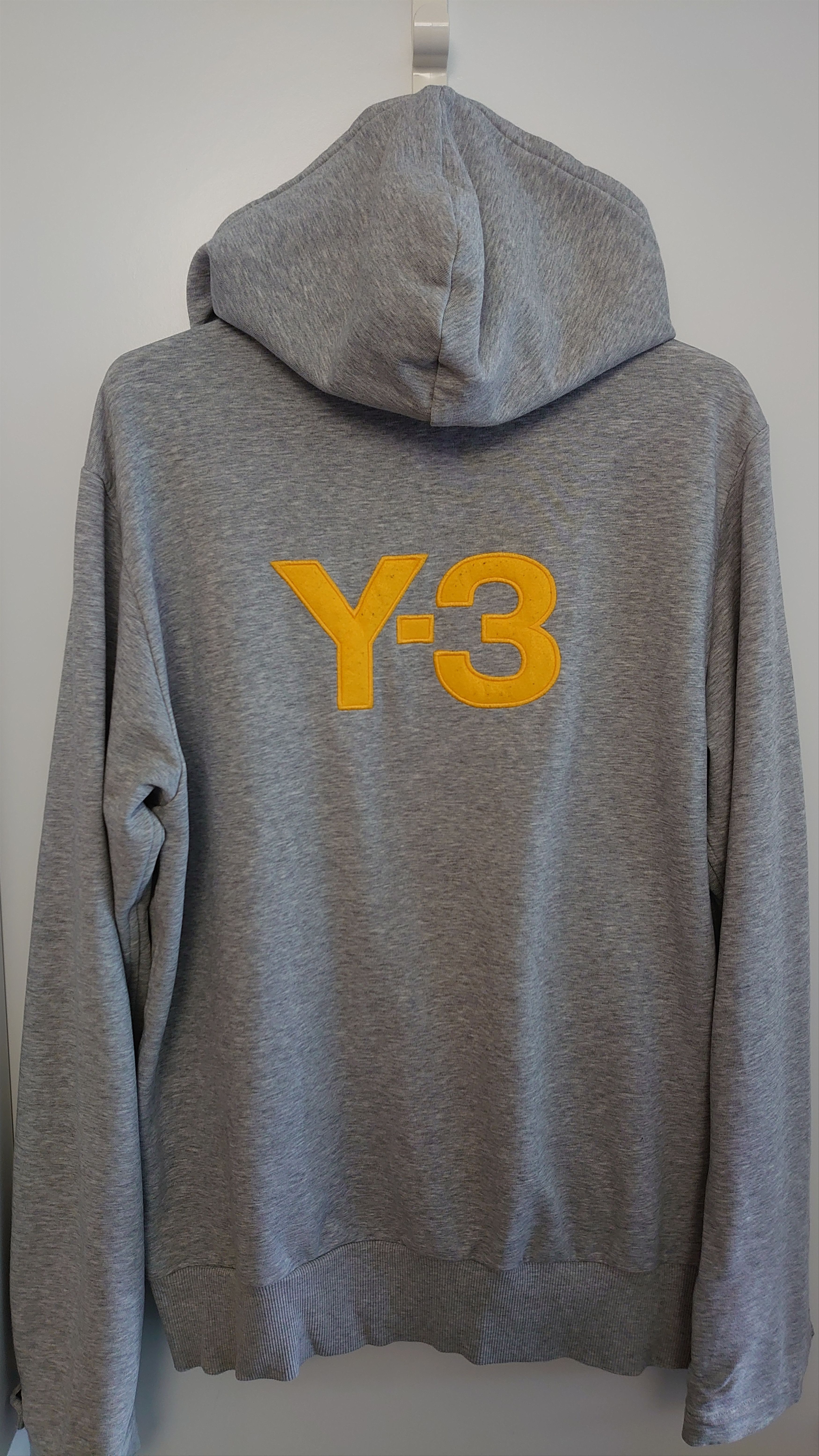 Y-3 Y-3 Fabric Big Logo Zip up Hoodie Size US L / EU 52-54 / 3 - 1 Thumbnail