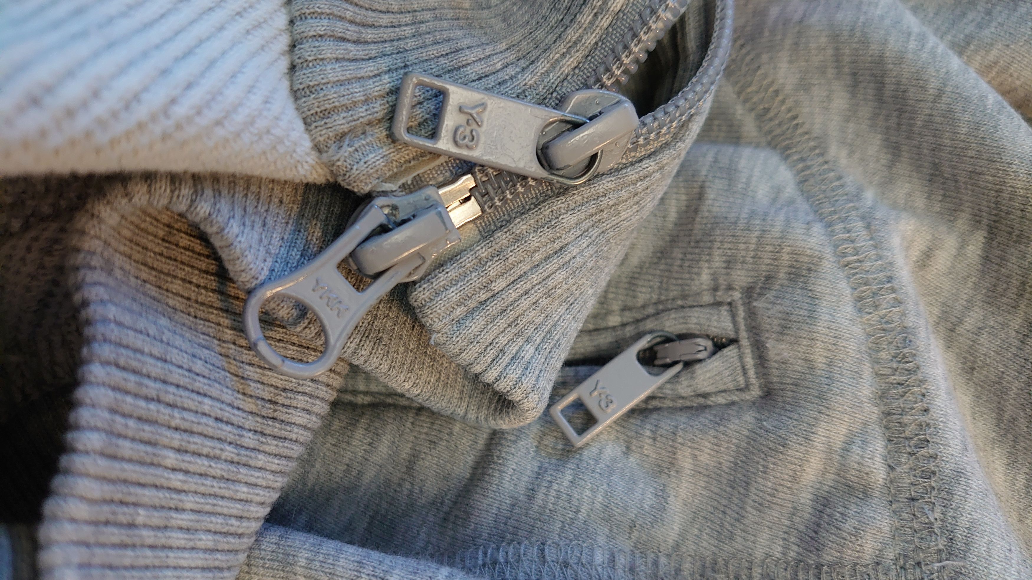 Y-3 Y-3 Fabric Big Logo Zip up Hoodie Size US L / EU 52-54 / 3 - 6 Thumbnail
