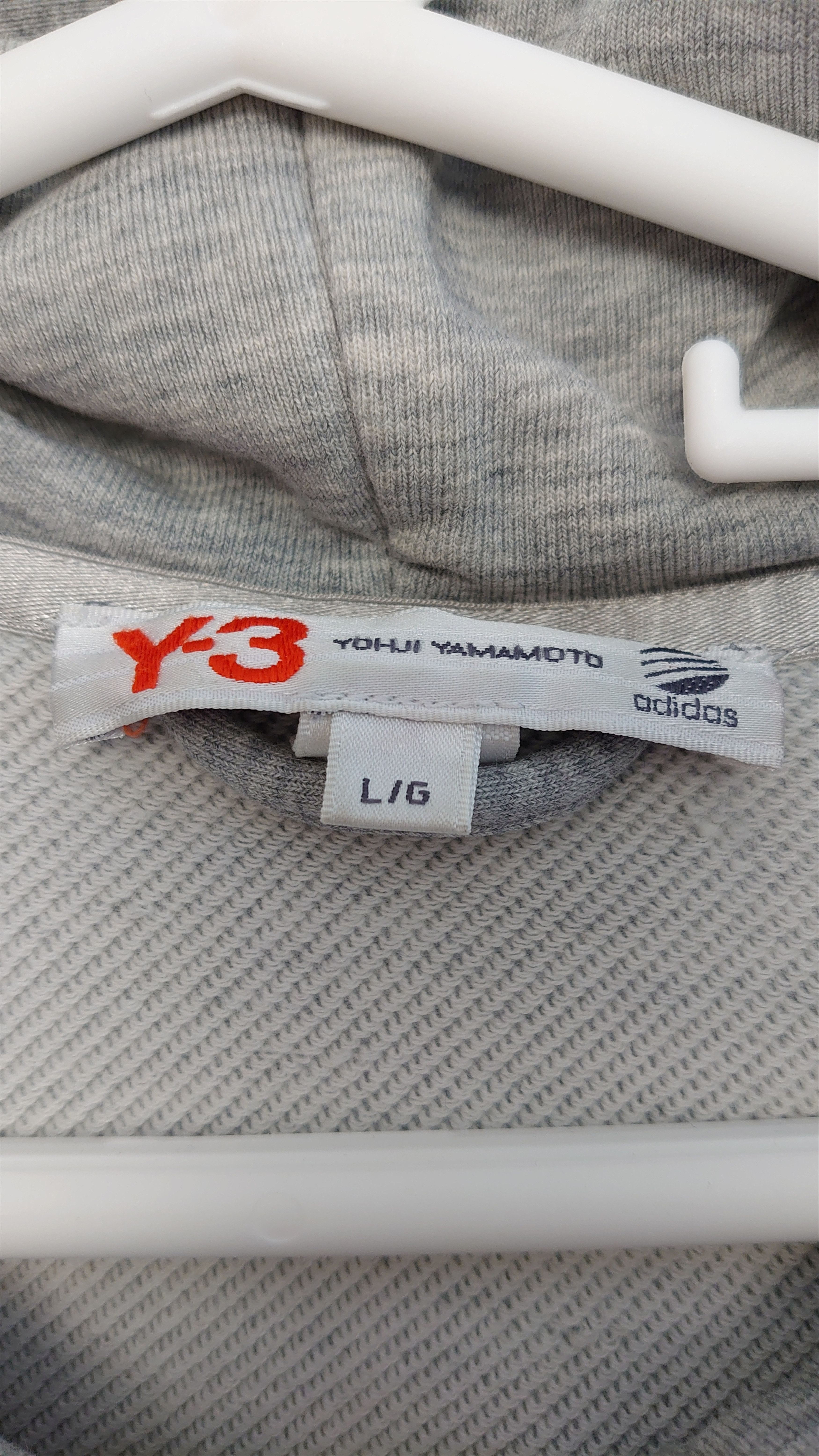Y-3 Y-3 Fabric Big Logo Zip up Hoodie Size US L / EU 52-54 / 3 - 4 Thumbnail