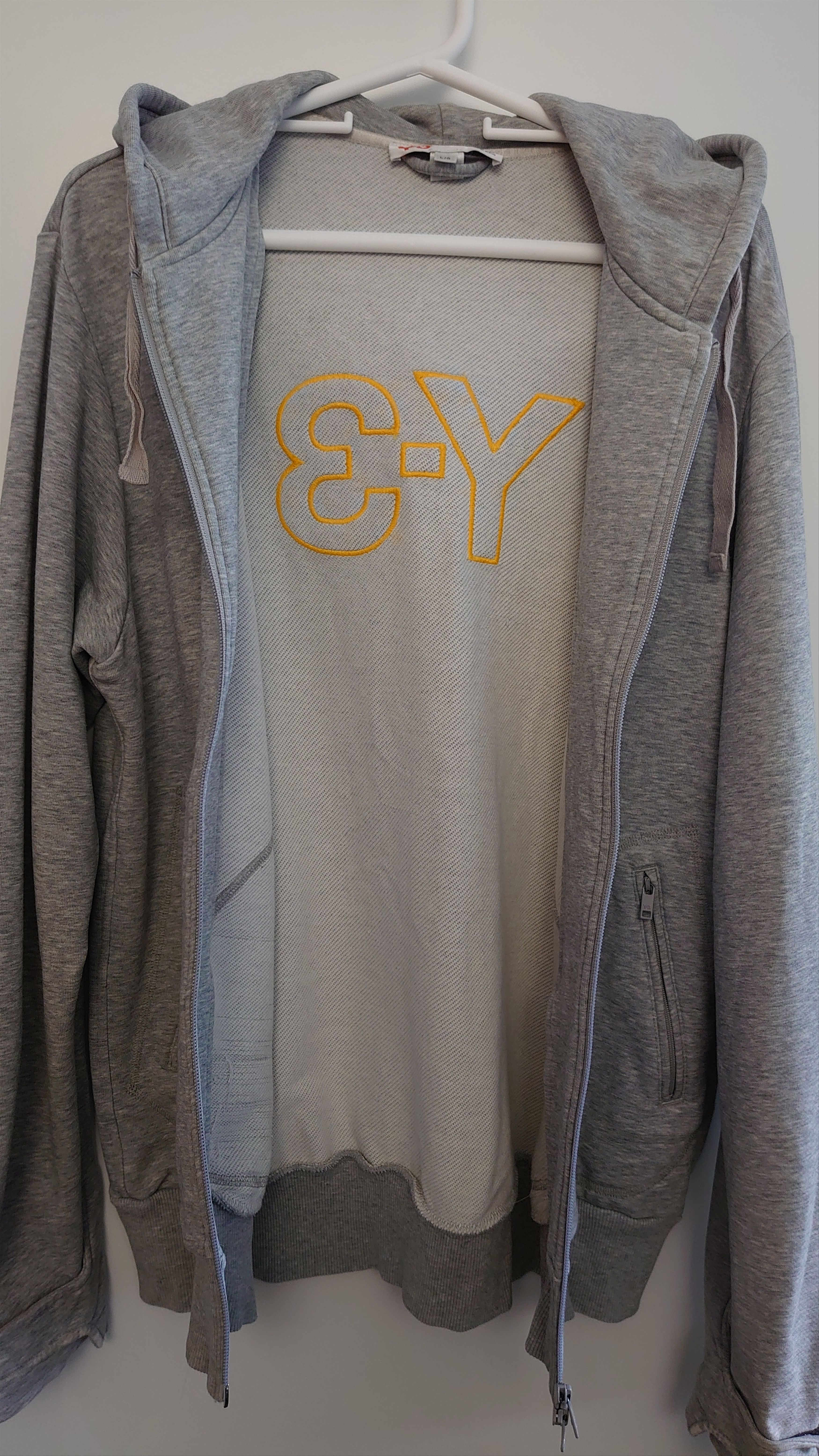 Y-3 Y-3 Fabric Big Logo Zip up Hoodie Size US L / EU 52-54 / 3 - 5 Thumbnail