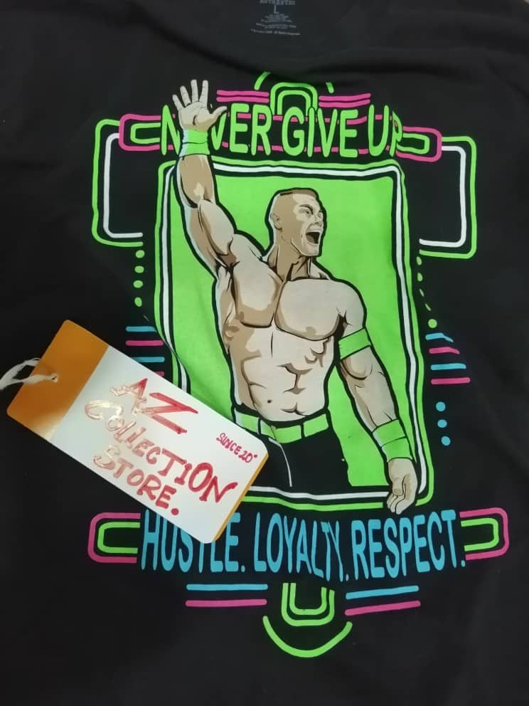 WWE × WWF JOHN CENA WWF WWE Printed Tees Size US L / EU 52-54 / 3 - 5 Thumbnail