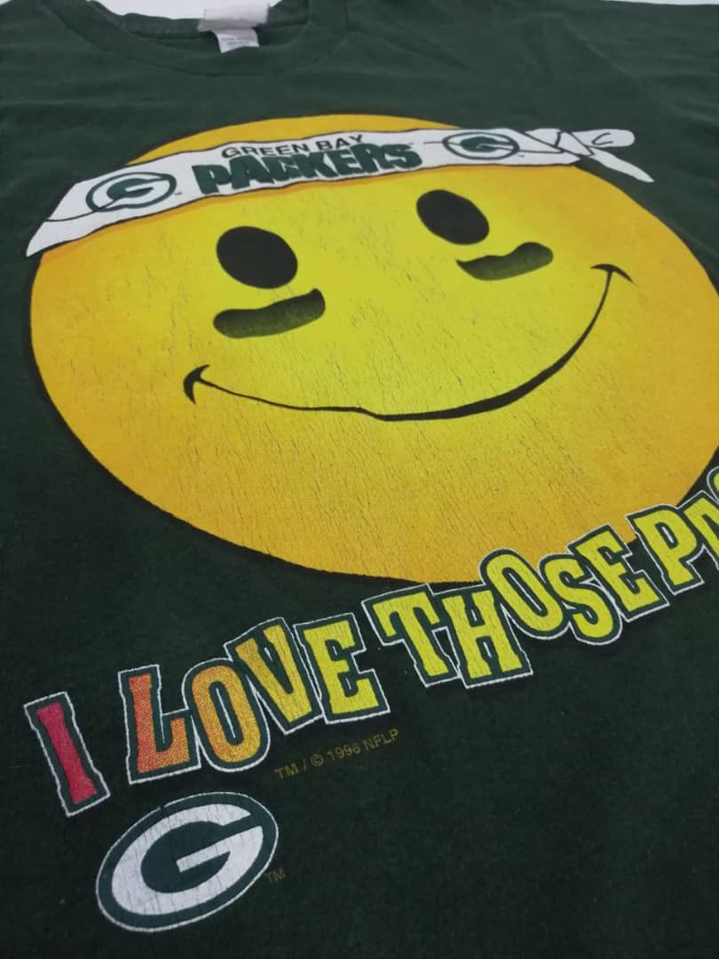 NFL × Vintage Vintage Green Bay Packer T-shirts NFL Tees Size US L / EU 52-54 / 3 - 2 Thumbnail