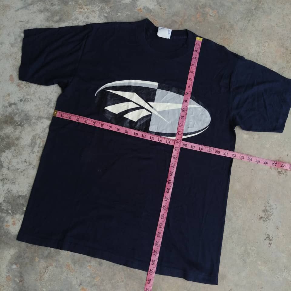 Reebok × Vintage Vintage 90s Reebok Big Logo Graphic Tees Size US L / EU 52-54 / 3 - 9 Thumbnail