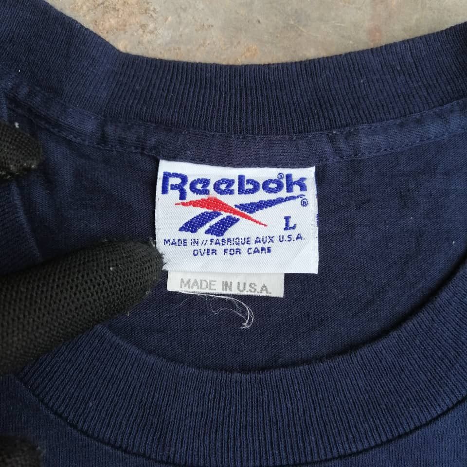 Reebok × Vintage Vintage 90s Reebok Big Logo Graphic Tees Size US L / EU 52-54 / 3 - 5 Thumbnail