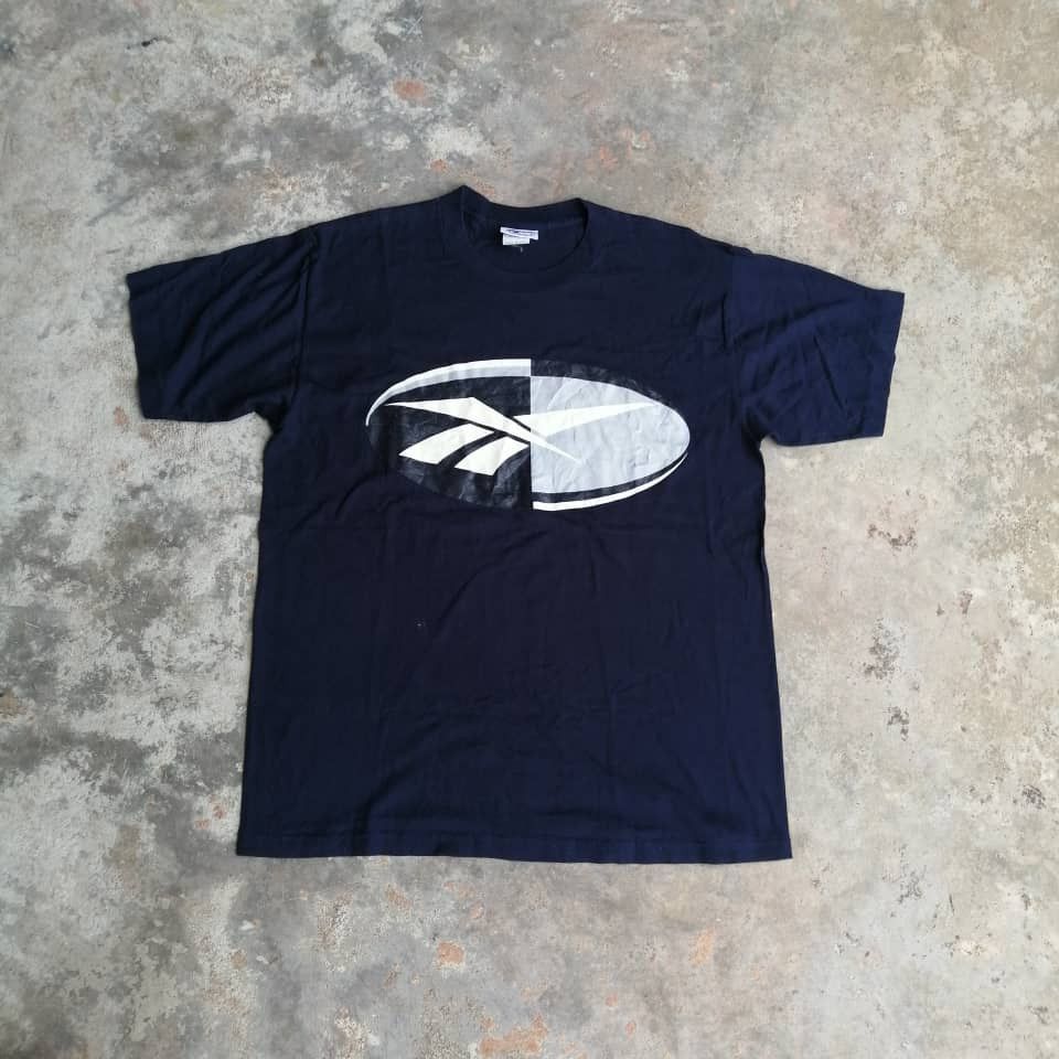 Reebok × Vintage Vintage 90s Reebok Big Logo Graphic Tees Size US L / EU 52-54 / 3 - 1 Thumbnail