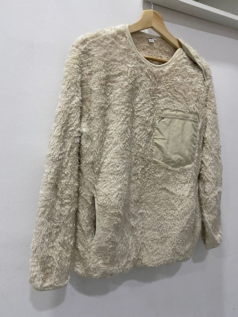 Japanese Brand × Uniqlo Japanese Brand Uniqlo Fleece Sherpa Sweatshirts Size US M / EU 48-50 / 2 - 3 Thumbnail