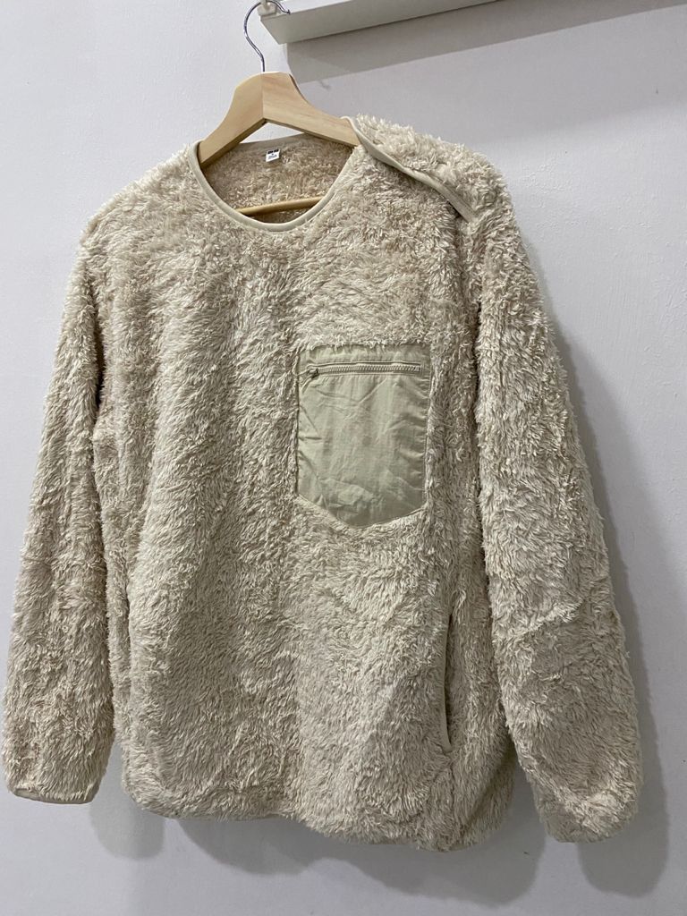 Japanese Brand × Uniqlo Japanese Brand Uniqlo Fleece Sherpa Sweatshirts Size US M / EU 48-50 / 2 - 4 Thumbnail