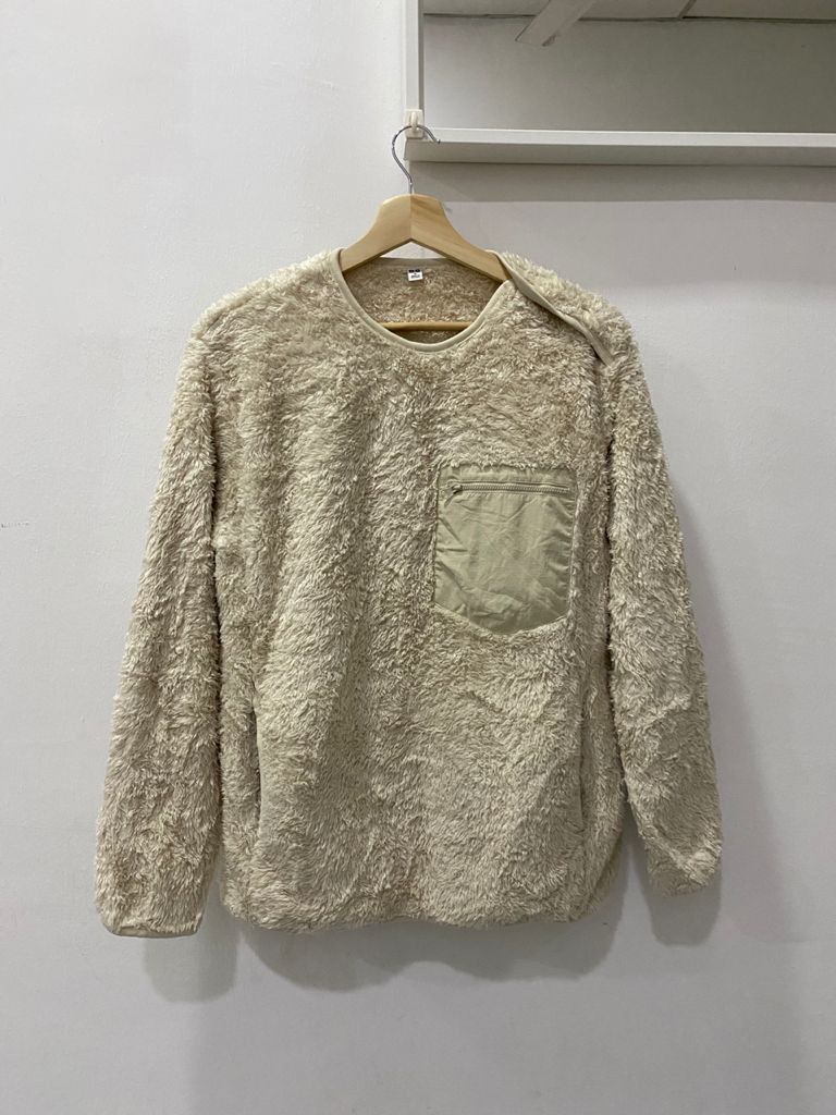 Japanese Brand × Uniqlo Japanese Brand Uniqlo Fleece Sherpa Sweatshirts Size US M / EU 48-50 / 2 - 1 Thumbnail