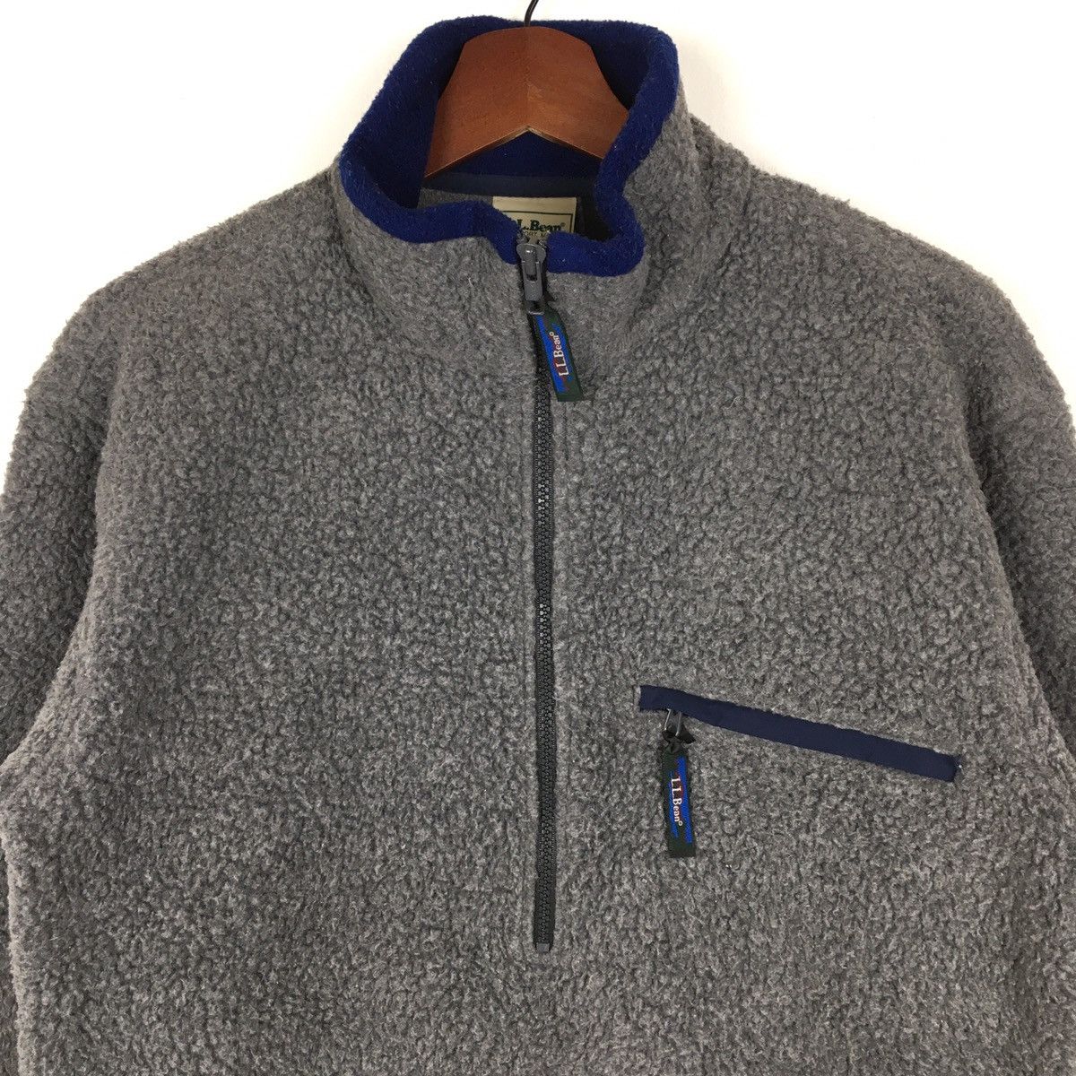 L.L. Bean 80s Vintage LL Bean Fleece Jacket Size US S / EU 44-46 / 1 - 2 Thumbnail