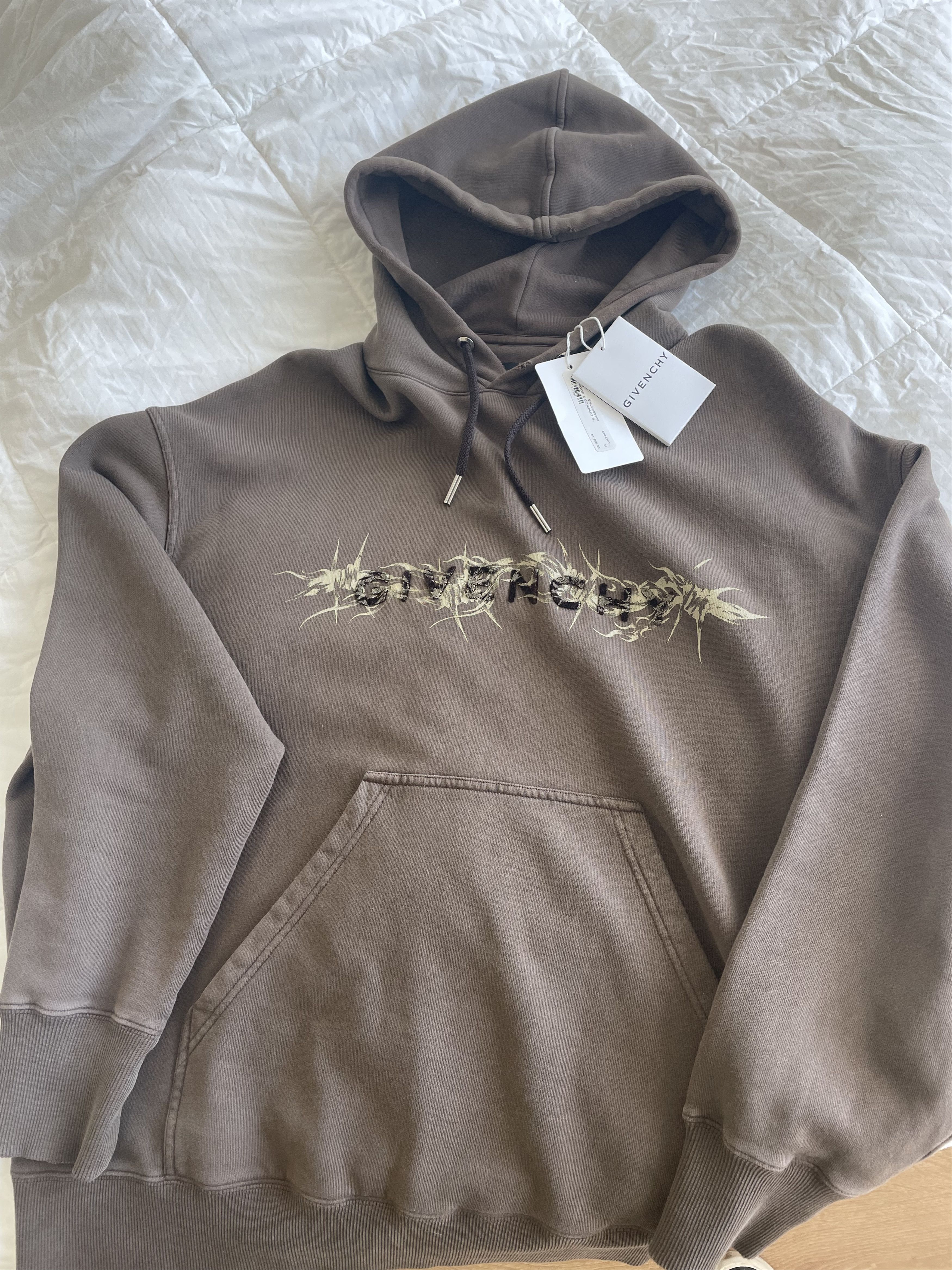 Givenchy Barbed Wire Hoodie “Chocolate Brown”