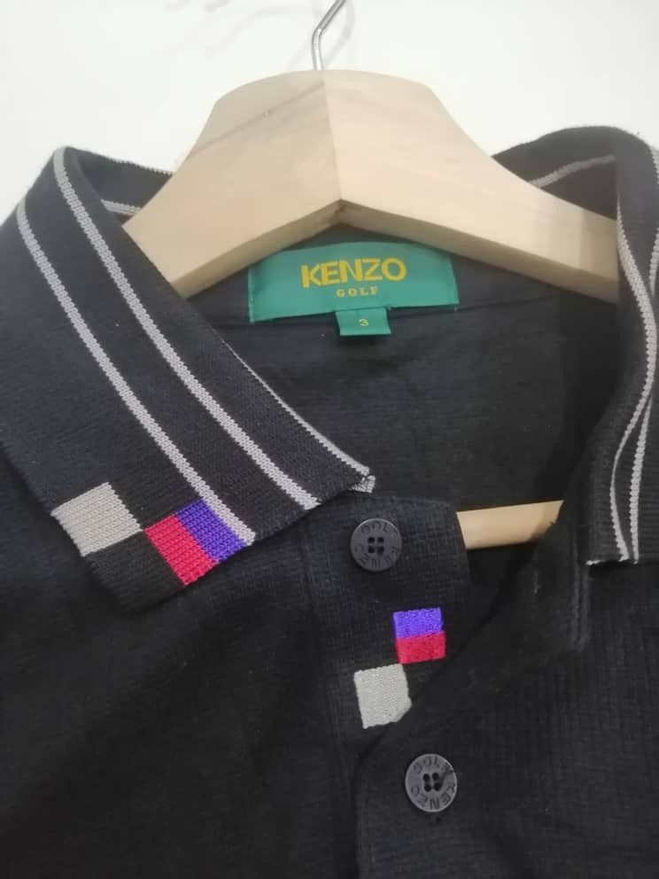 Japanese Brand × Kenzo Vintage KENZO GOLF Polo Shirt Size US M / EU 48-50 / 2 - 2 Thumbnail