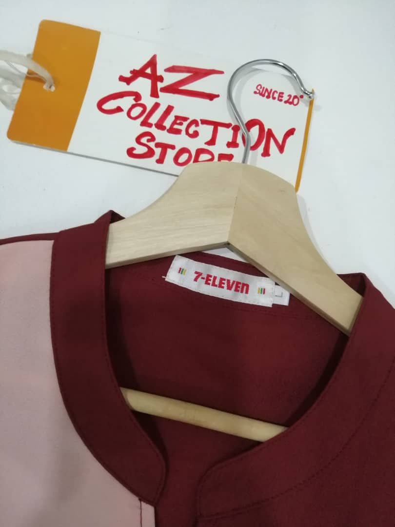 Japanese Brand × Uniform Wares × Vintage Vintage 90s 7 ELEVEN Uniform Jacket Zipper Size US L / EU 52-54 / 3 - 3 Thumbnail