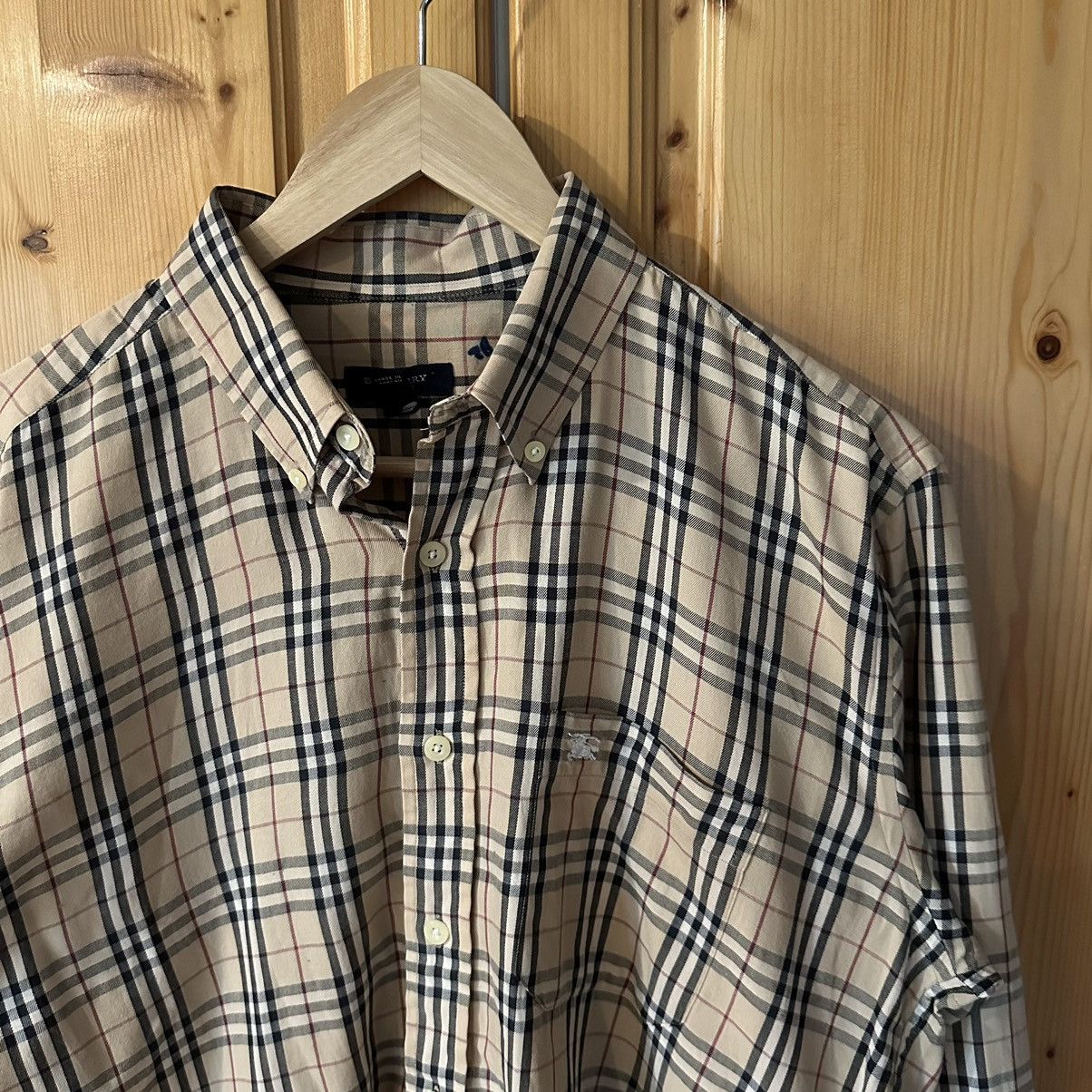 Burberry × Vintage Vintage Burberry Shirt Size US M / EU 48-50 / 2 - 2 Thumbnail