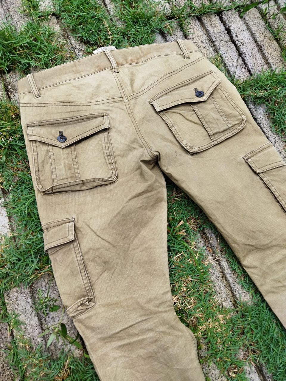 Katharine Hamnett London Vintage Hamnett 6 Pocket Utility Tactical Cargo Pants Size US 31 - 9 Thumbnail