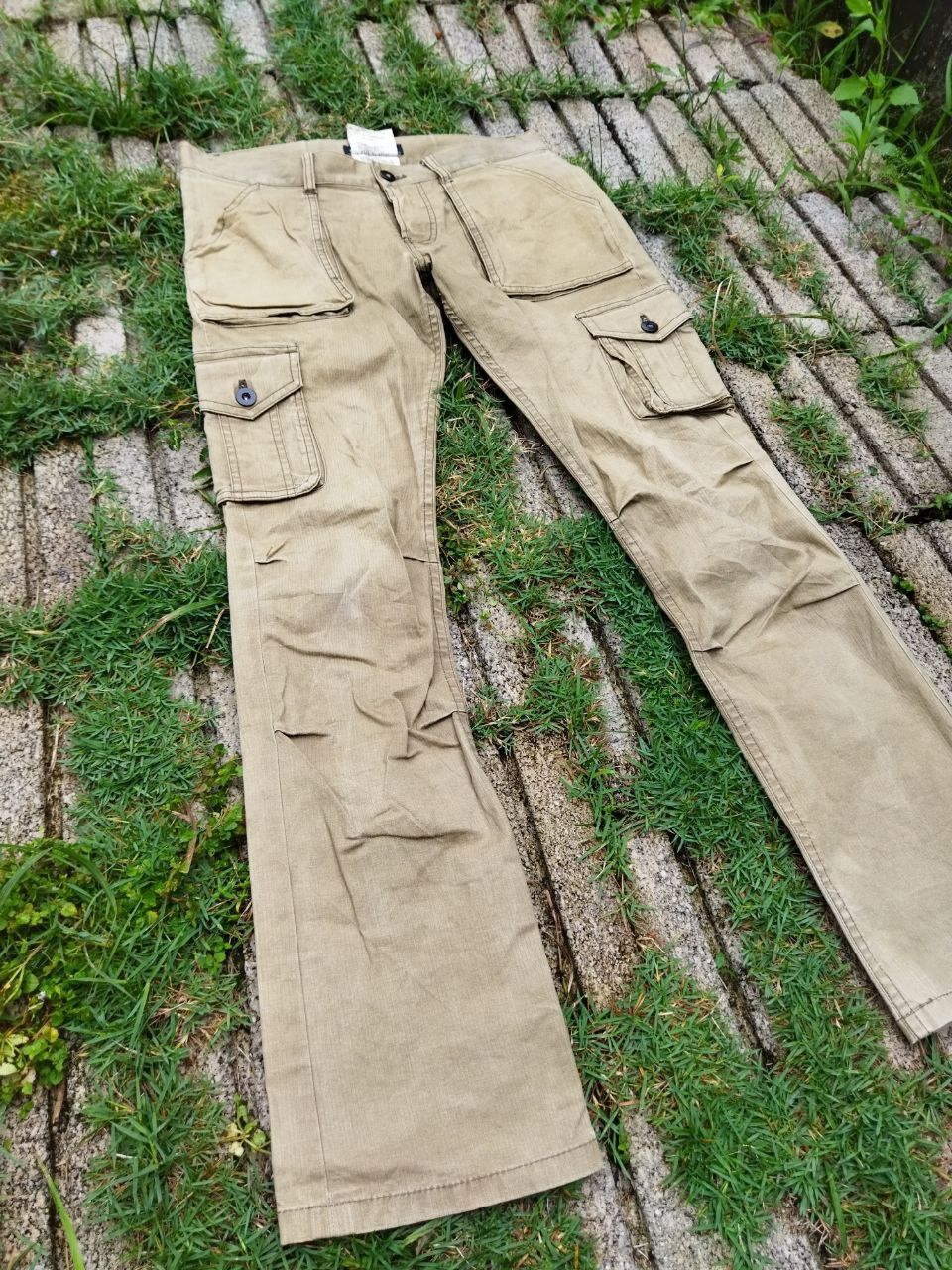 Katharine Hamnett London Vintage Hamnett 6 Pocket Utility Tactical Cargo Pants Size US 31 - 3 Thumbnail