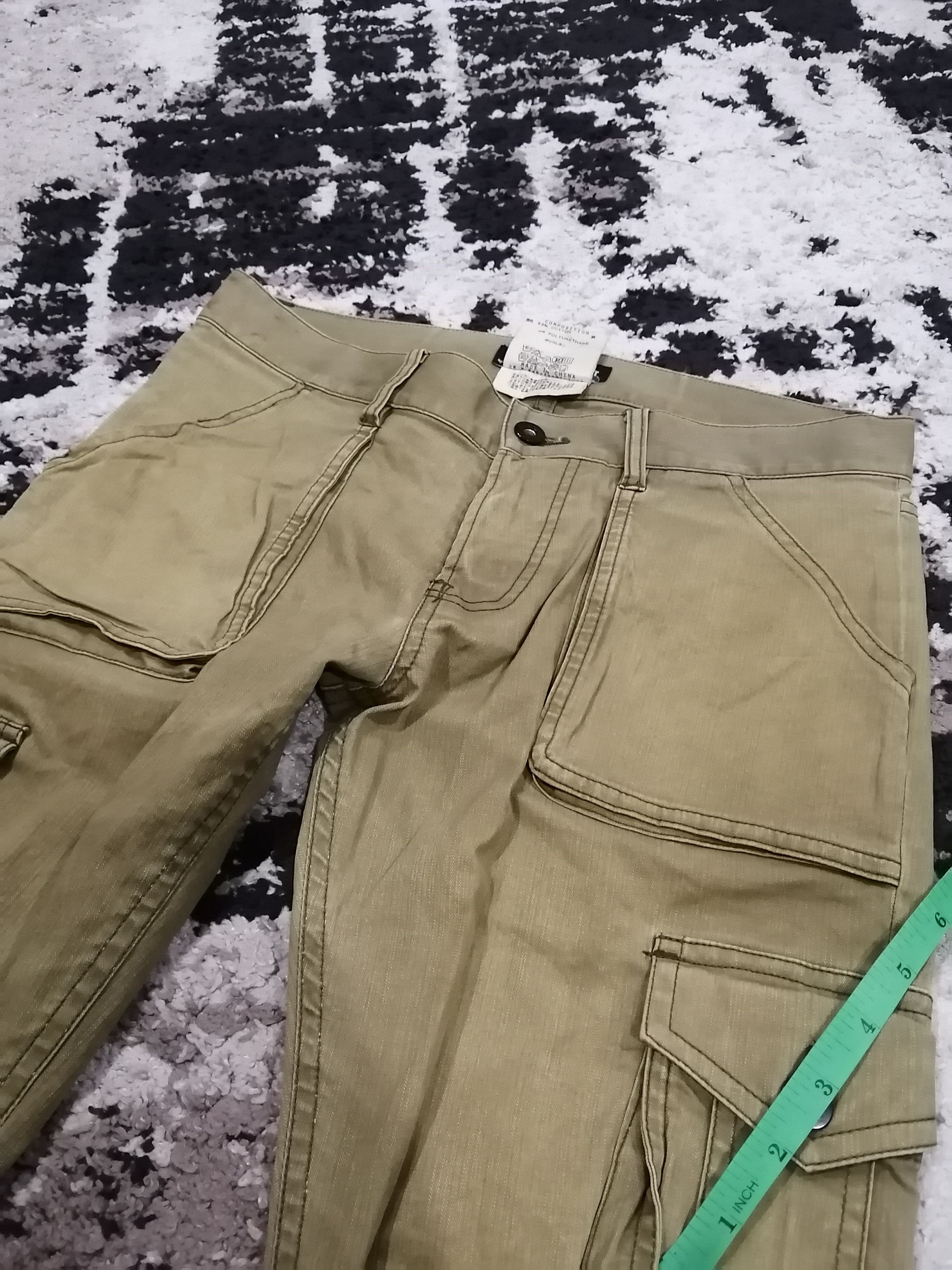 Katharine Hamnett London Vintage Hamnett 6 Pocket Utility Tactical Cargo Pants Size US 31 - 11 Thumbnail