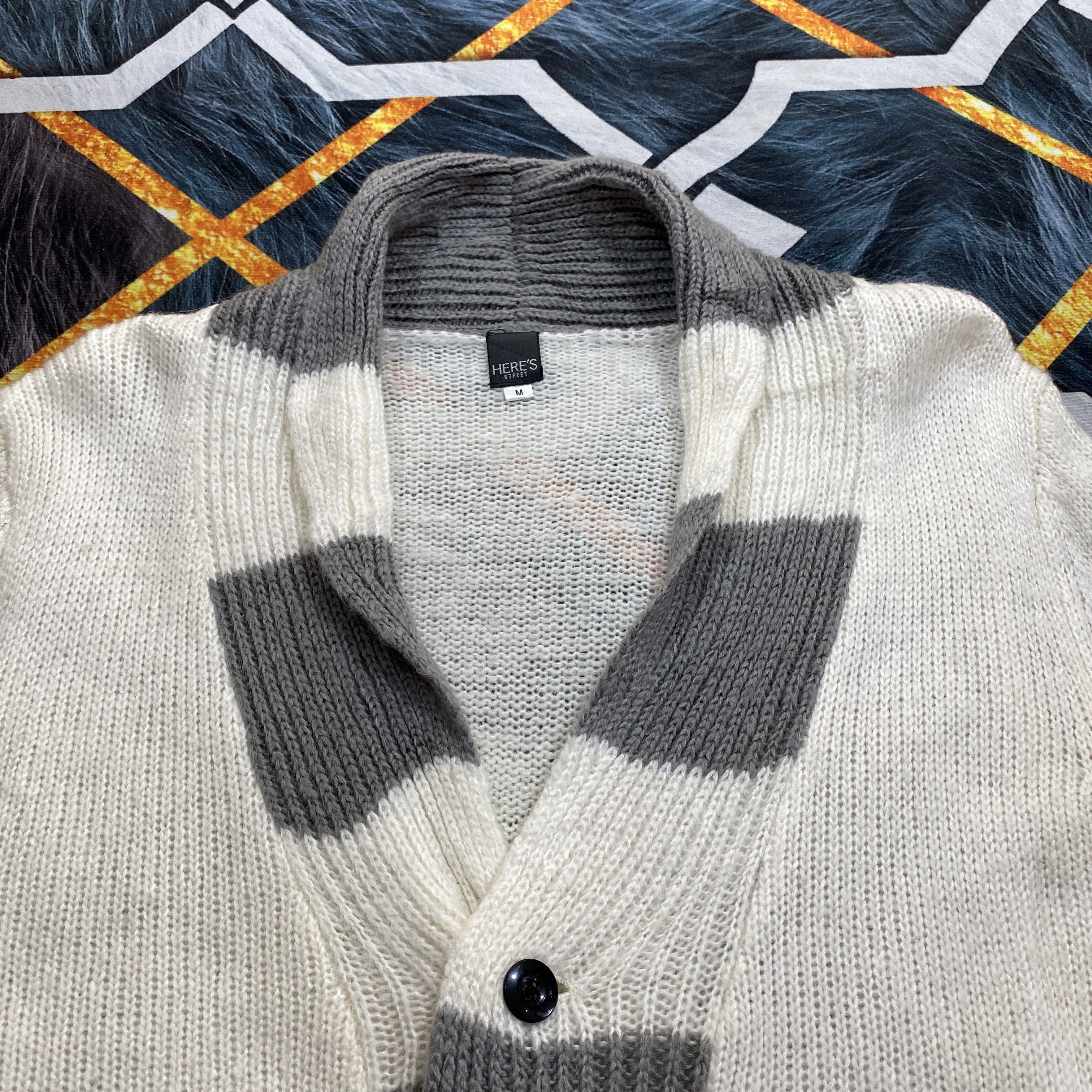 Japanese Brand Here's Street Japanese Knitwear Cardigan Size US M / EU 48-50 / 2 - 4 Thumbnail