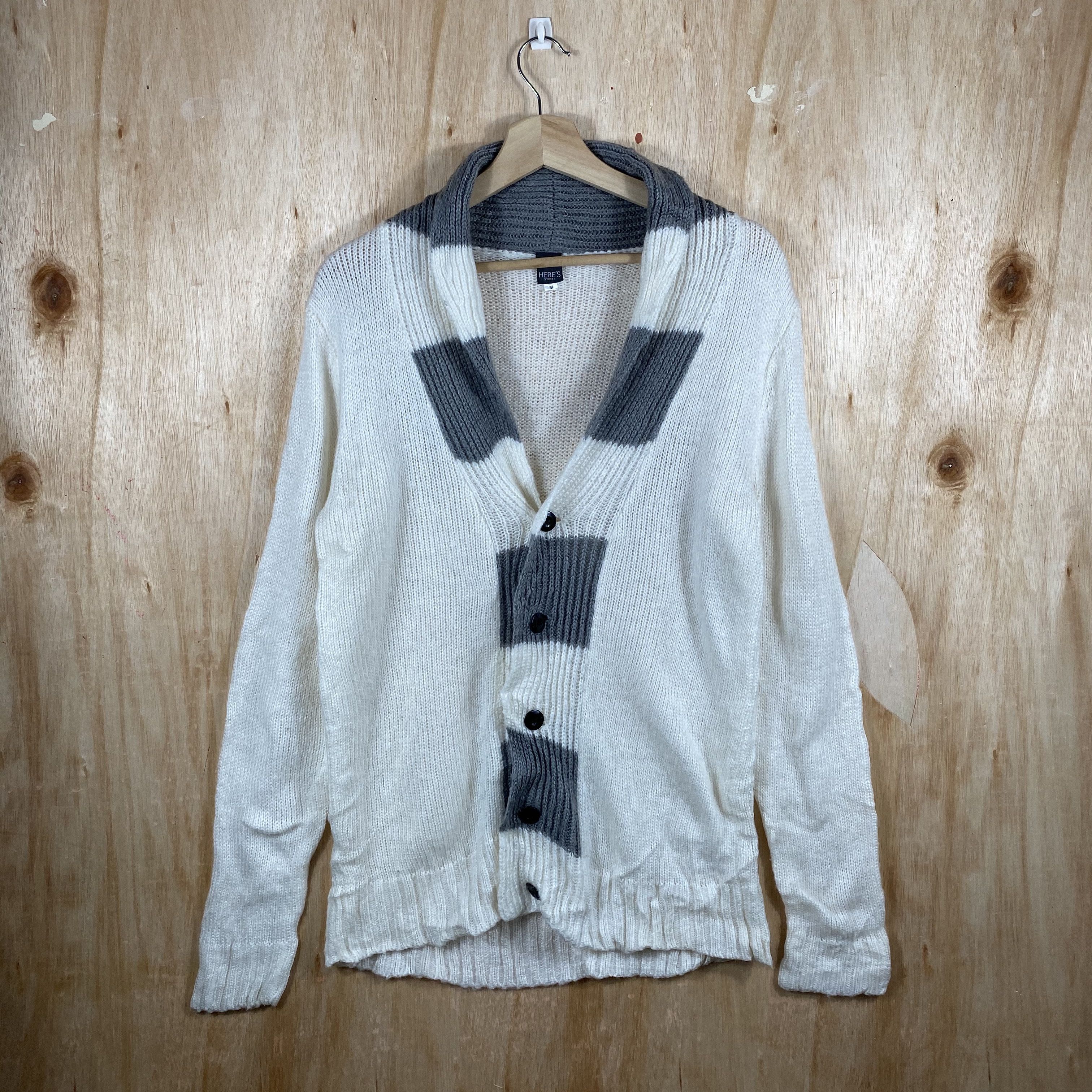 Japanese Brand Here's Street Japanese Knitwear Cardigan Size US M / EU 48-50 / 2 - 1 Thumbnail