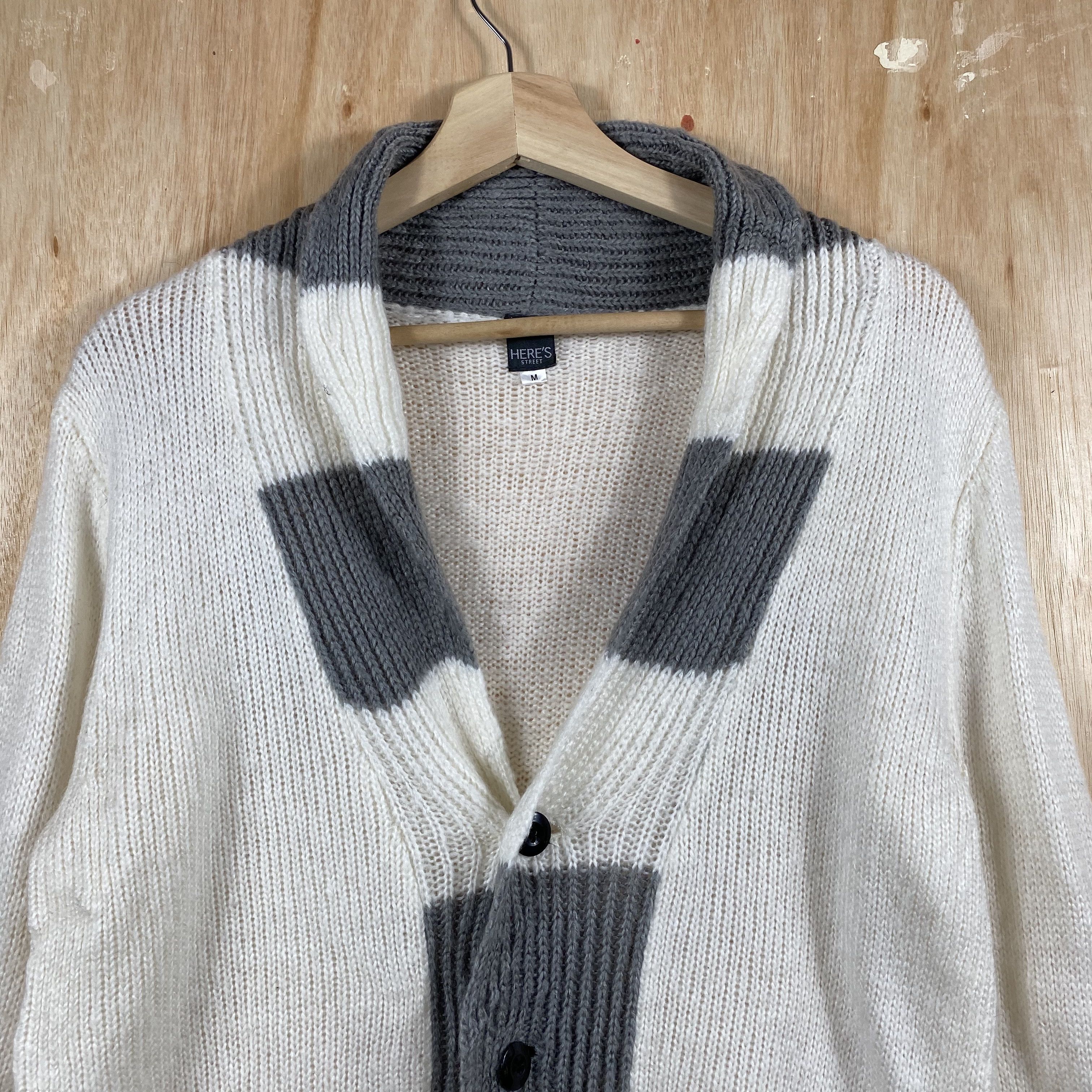 Japanese Brand Here's Street Japanese Knitwear Cardigan Size US M / EU 48-50 / 2 - 3 Thumbnail