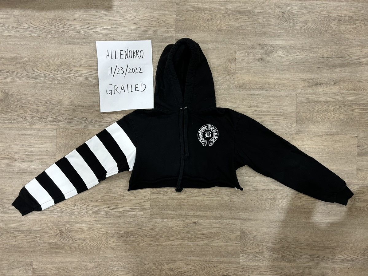 Chrome hearts hotsell cropped hoodie