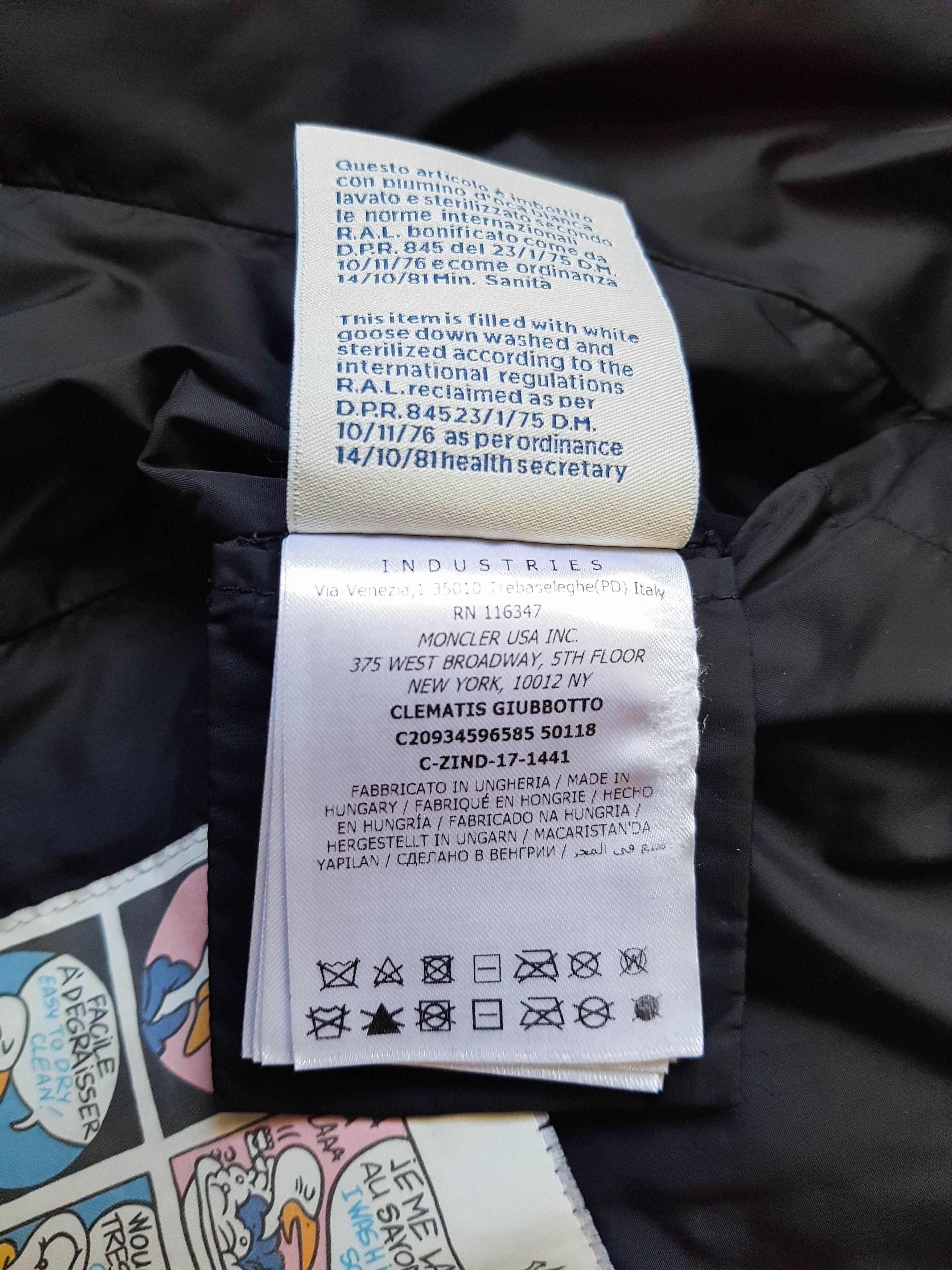 Moncler Leather Down Puffer Jacket - Clematis Giubotto - UNISEX Size M / US 6-8 / IT 42-44 - 19 Thumbnail