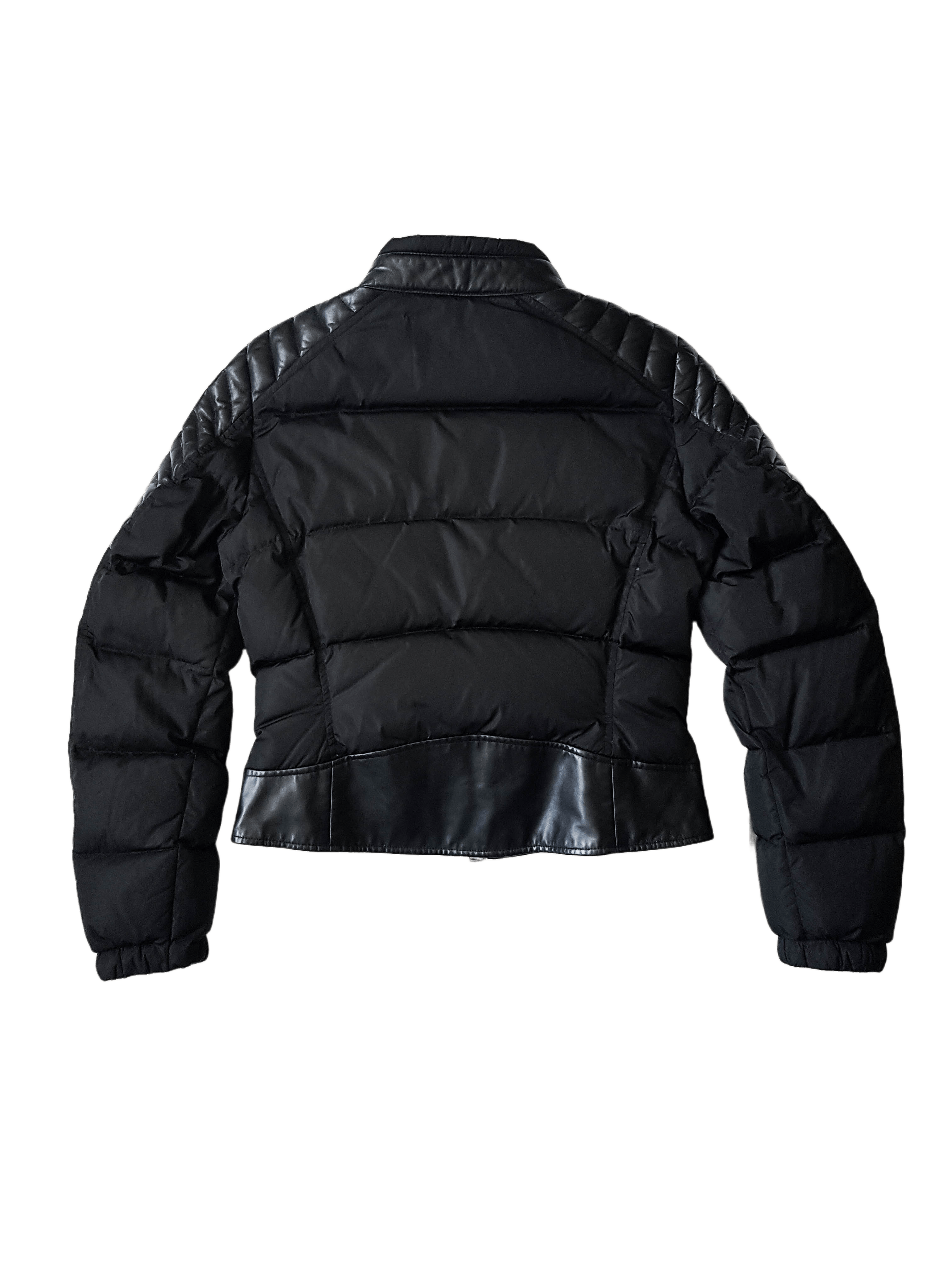 Moncler Leather Down Puffer Jacket - Clematis Giubotto - UNISEX Size M / US 6-8 / IT 42-44 - 11 Thumbnail