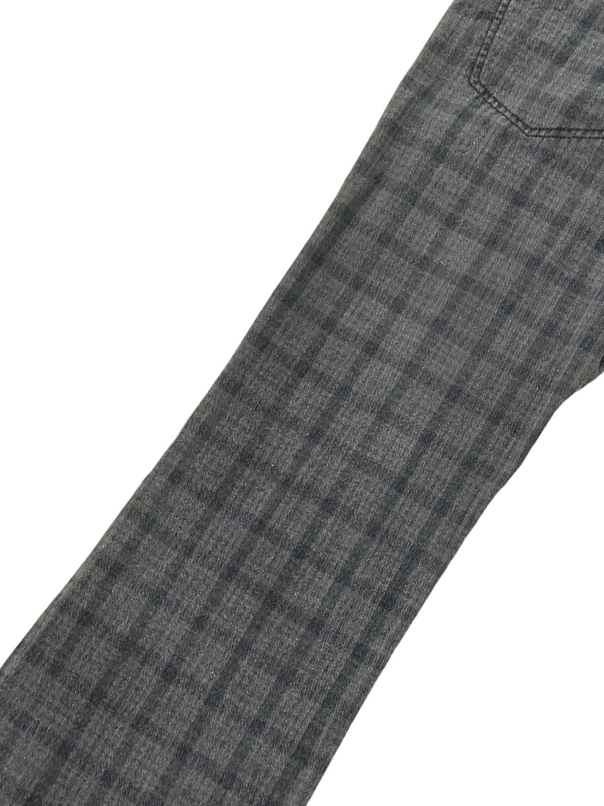 Japanese Brand Flare Jeans Comme Ca Ism Checked Pant Boot Cut 26🟦 Size US 30 / EU 46 - 17 Thumbnail