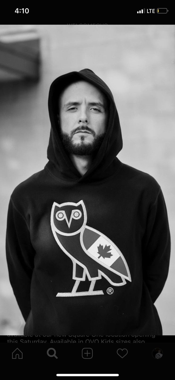 Drake OVO Canada Flag OG Owl Exclusive Hoodie Black🇨🇦🦉 Size US XXL / EU 58 / 5 - 3 Thumbnail