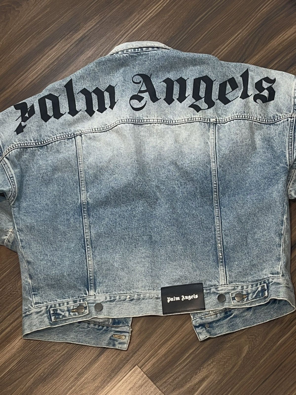 Palm Angels Palm angels jean jacket Grailed