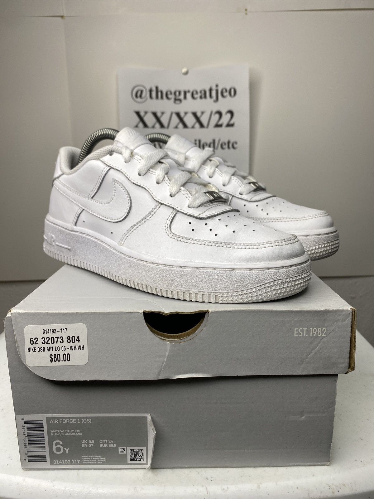 Cocaine White Air Forces Grailed