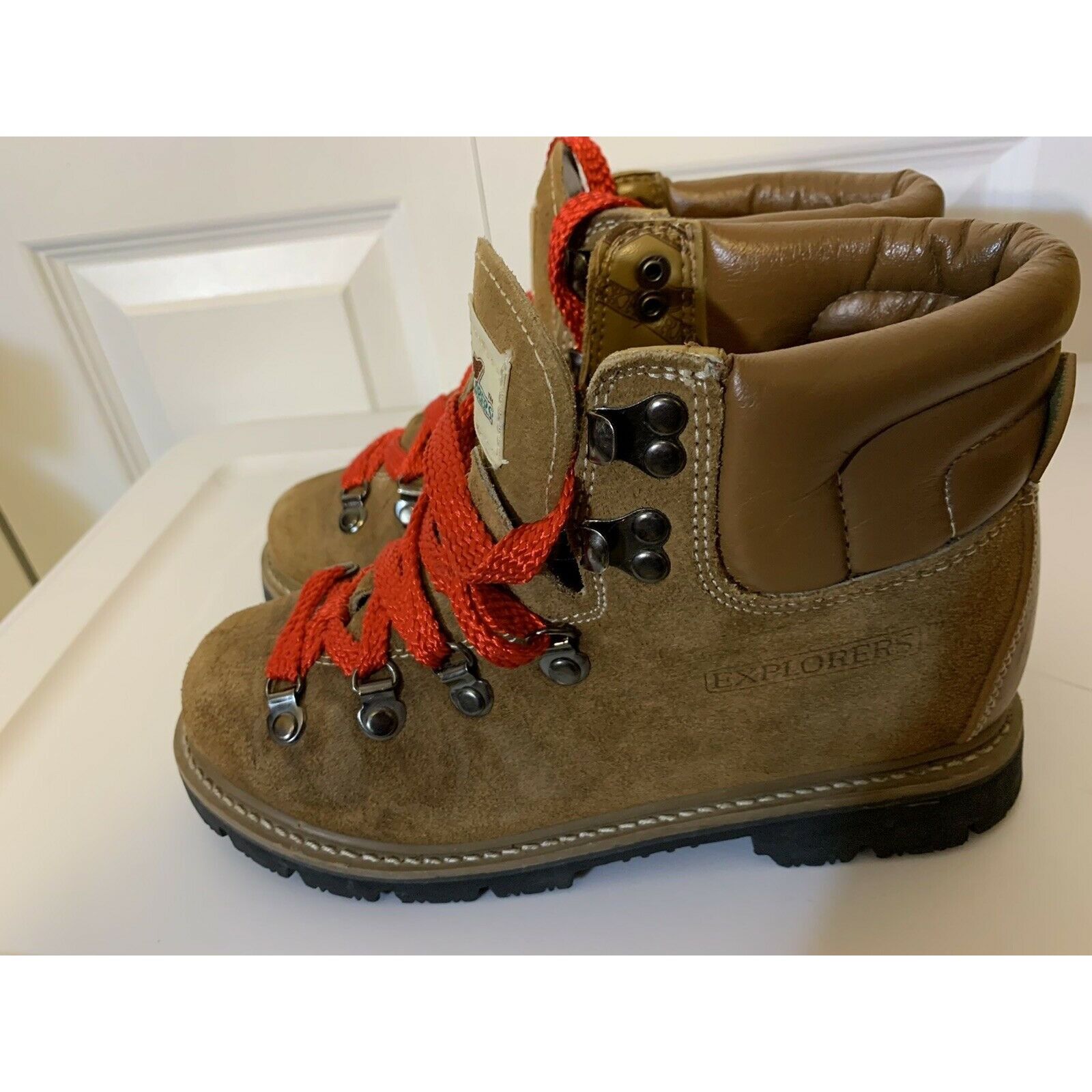 Other Explorers Mountain Men’s Sz 5 Ankle Boots Hiking Brown Leath Size US 5 / EU 37 - 6 Thumbnail