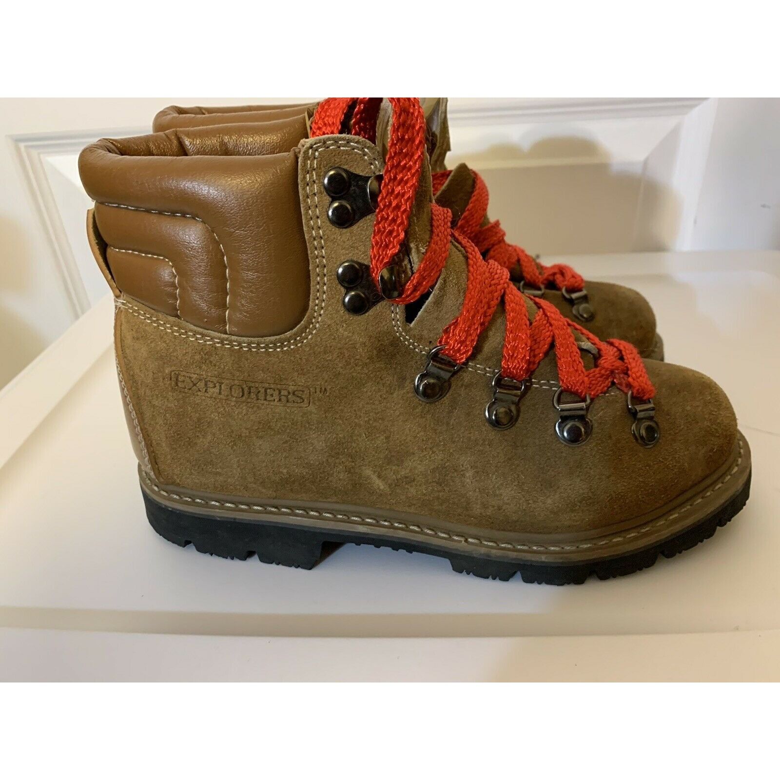 Other Explorers Mountain Men’s Sz 5 Ankle Boots Hiking Brown Leath Size US 5 / EU 37 - 4 Thumbnail