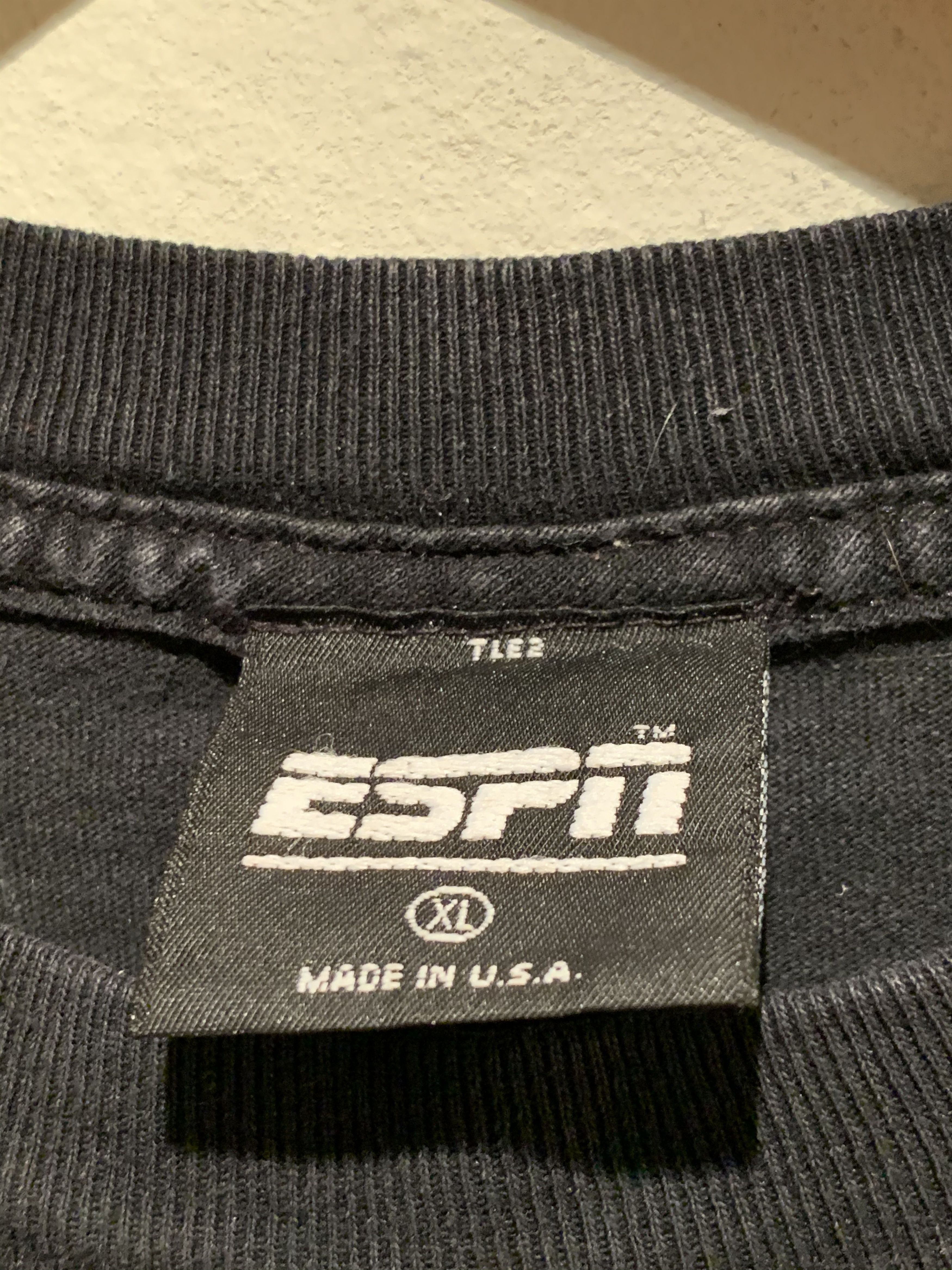 Vintage RARE* Vintage ESPN SportsCenter USA-Made Embroidered T-Shirt Size US XL / EU 56 / 4 - 3 Thumbnail