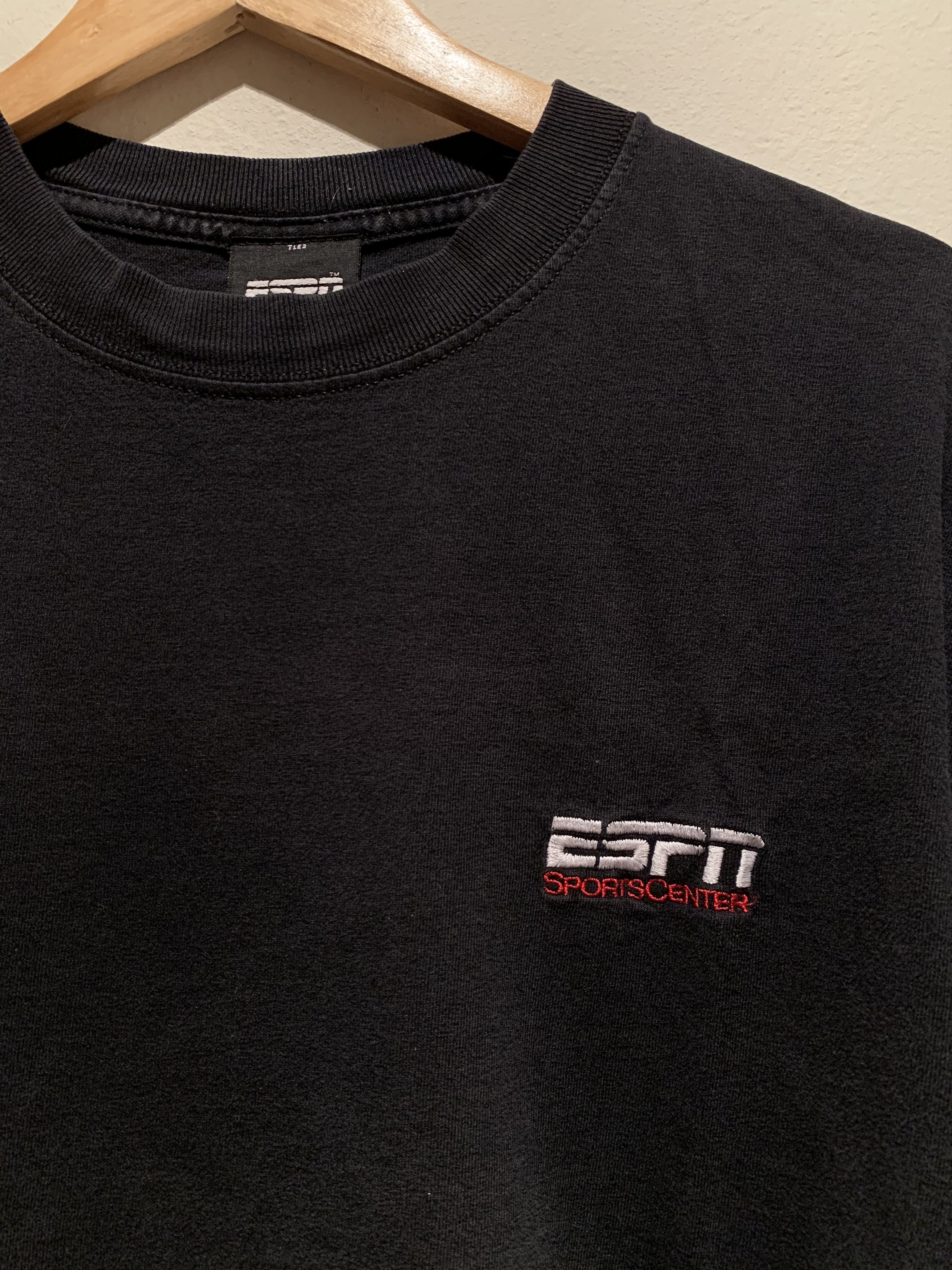 Vintage RARE* Vintage ESPN SportsCenter USA-Made Embroidered T-Shirt Size US XL / EU 56 / 4 - 2 Thumbnail
