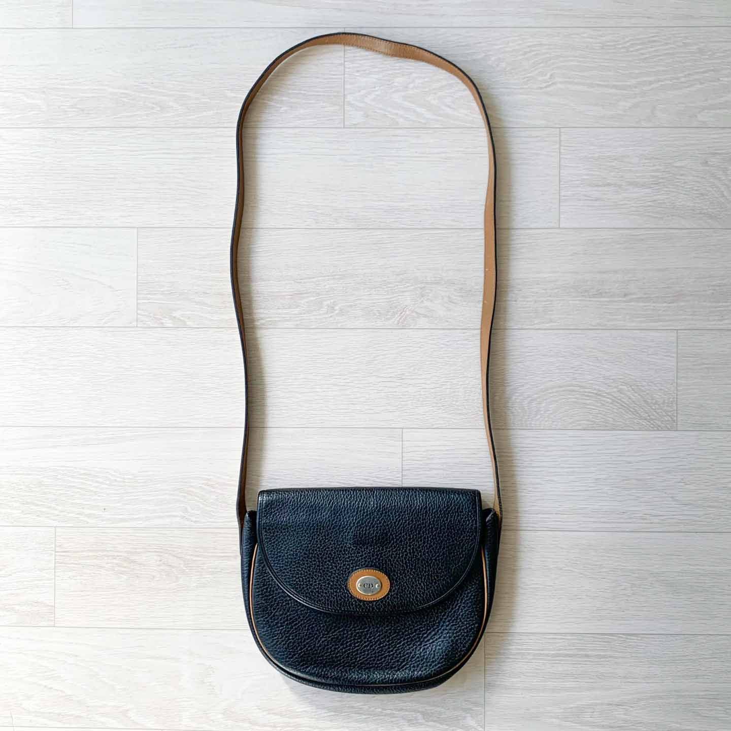 Dior Vintage Christian Dior Leather Cross Body Bag Size ONE SIZE - 1 Thumbnail