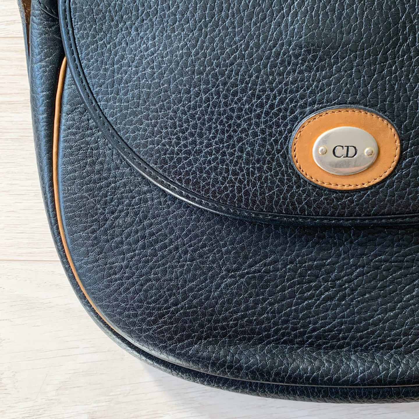 Dior Vintage Christian Dior Leather Cross Body Bag Size ONE SIZE - 3 Thumbnail