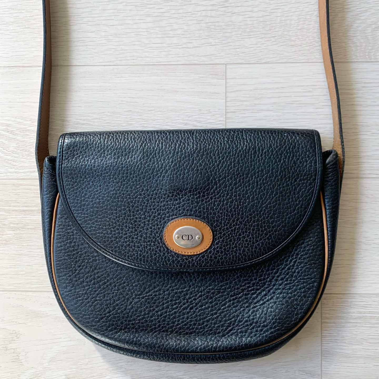 Dior Vintage Christian Dior Leather Cross Body Bag Size ONE SIZE - 2 Thumbnail
