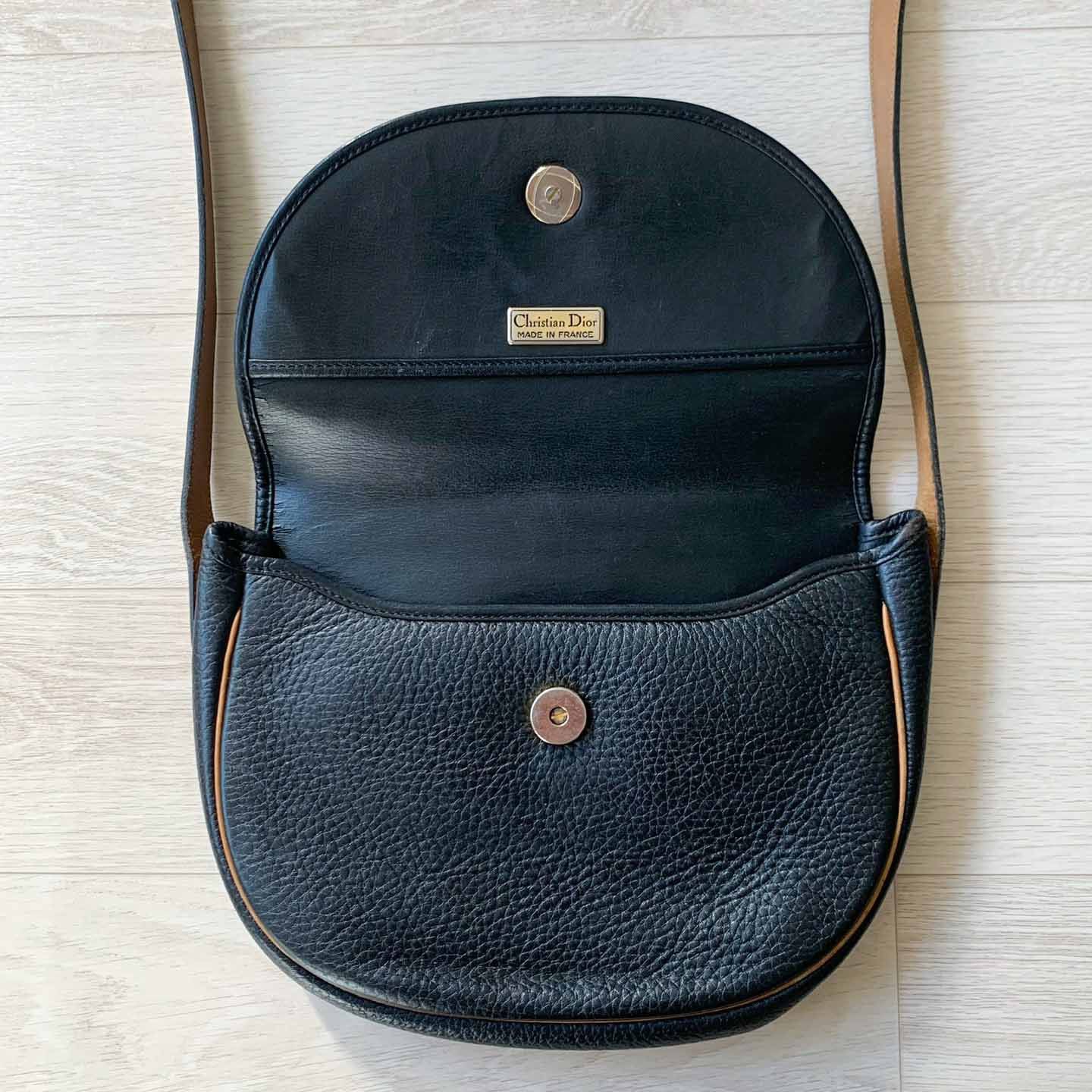 Dior Vintage Christian Dior Leather Cross Body Bag Size ONE SIZE - 6 Thumbnail