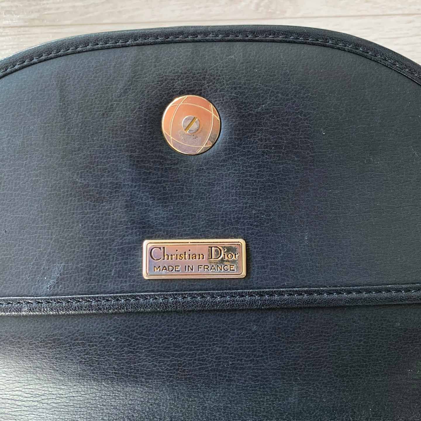 Dior Vintage Christian Dior Leather Cross Body Bag Size ONE SIZE - 4 Thumbnail