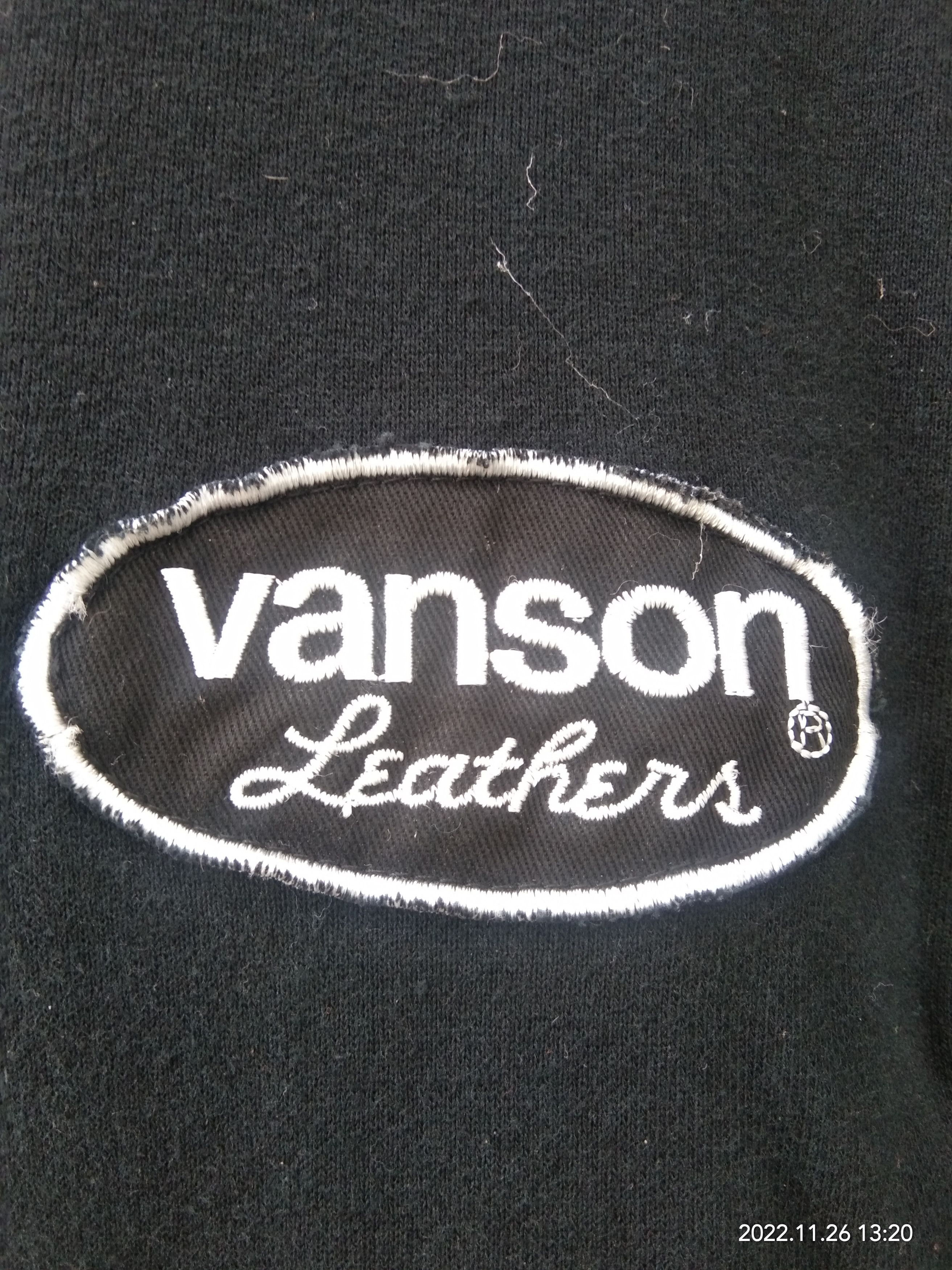 Vanson Leathers VANSON LEATHERS ZIPPER HOODIE Size US M / EU 48-50 / 2 - 3 Thumbnail