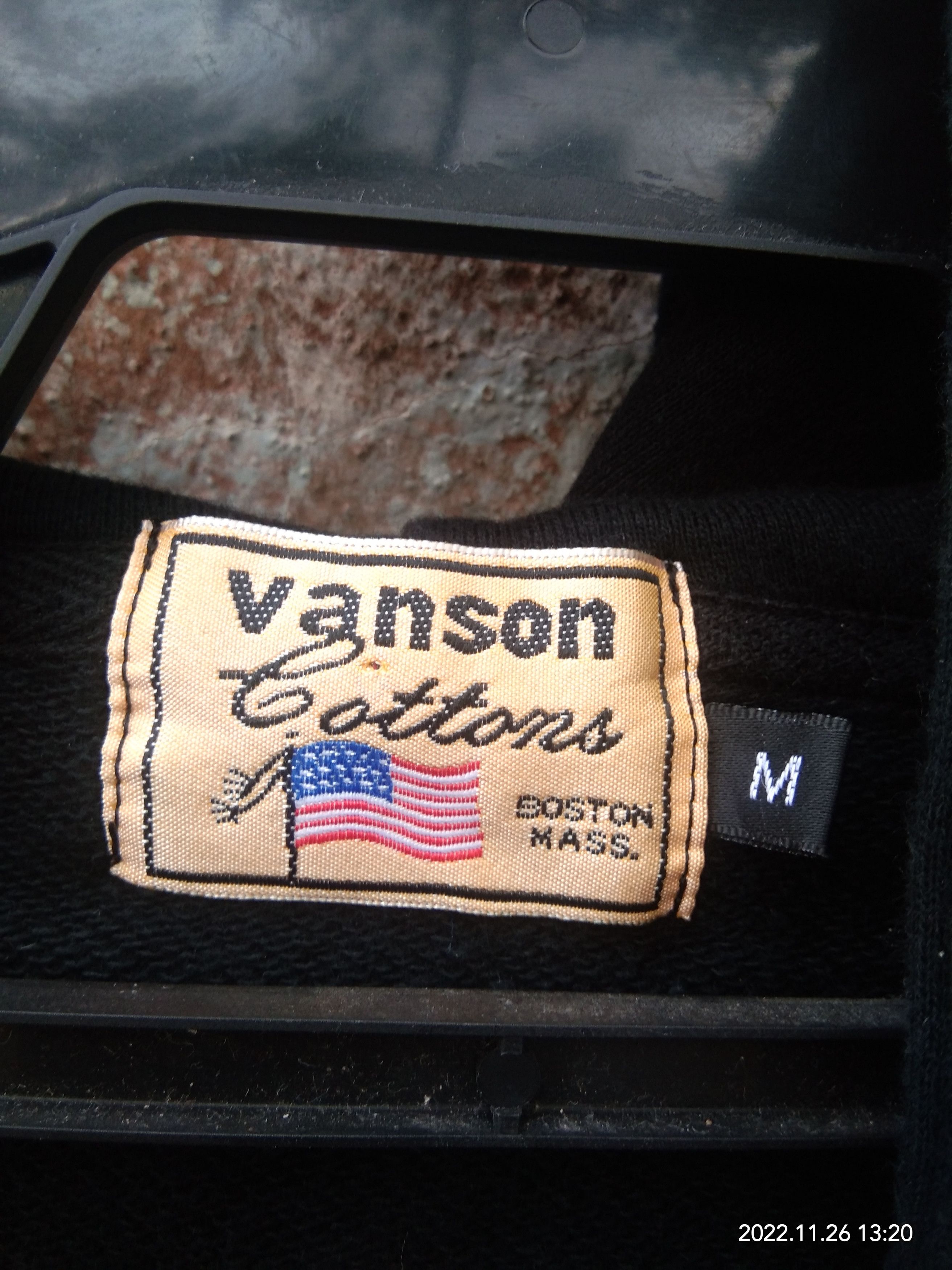 Vanson Leathers VANSON LEATHERS ZIPPER HOODIE Size US M / EU 48-50 / 2 - 6 Thumbnail