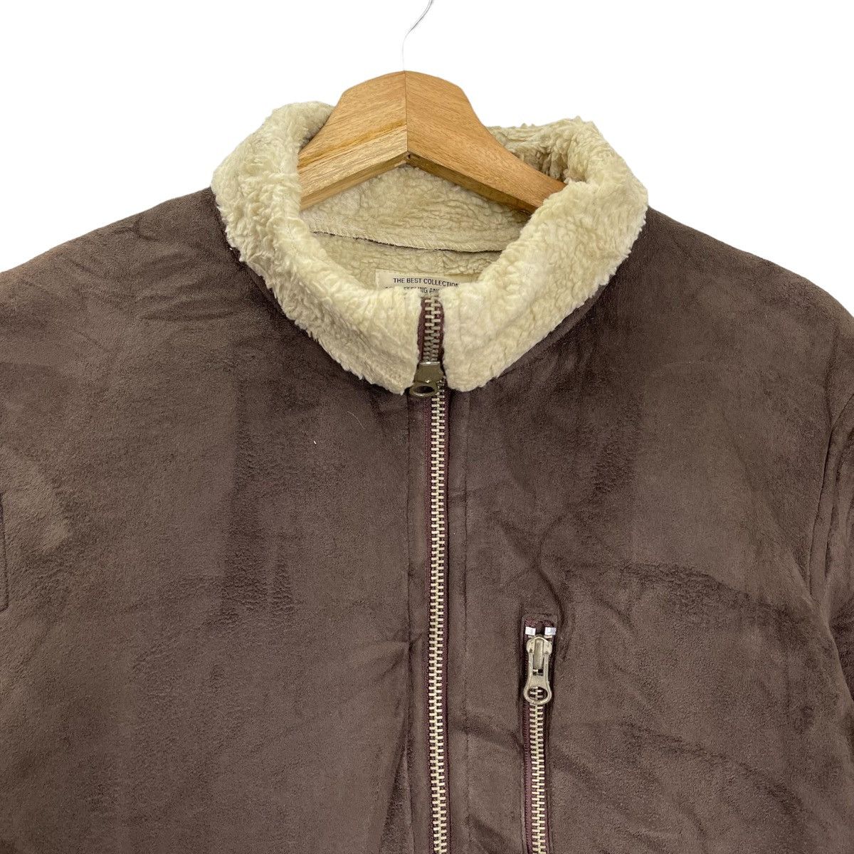 Japanese Brand × Nicole Club × Vintage Vintage Nicole Club For Men Sherpa Jacket Bomber Retro Style Size US M / EU 48-50 / 2 - 4 Thumbnail