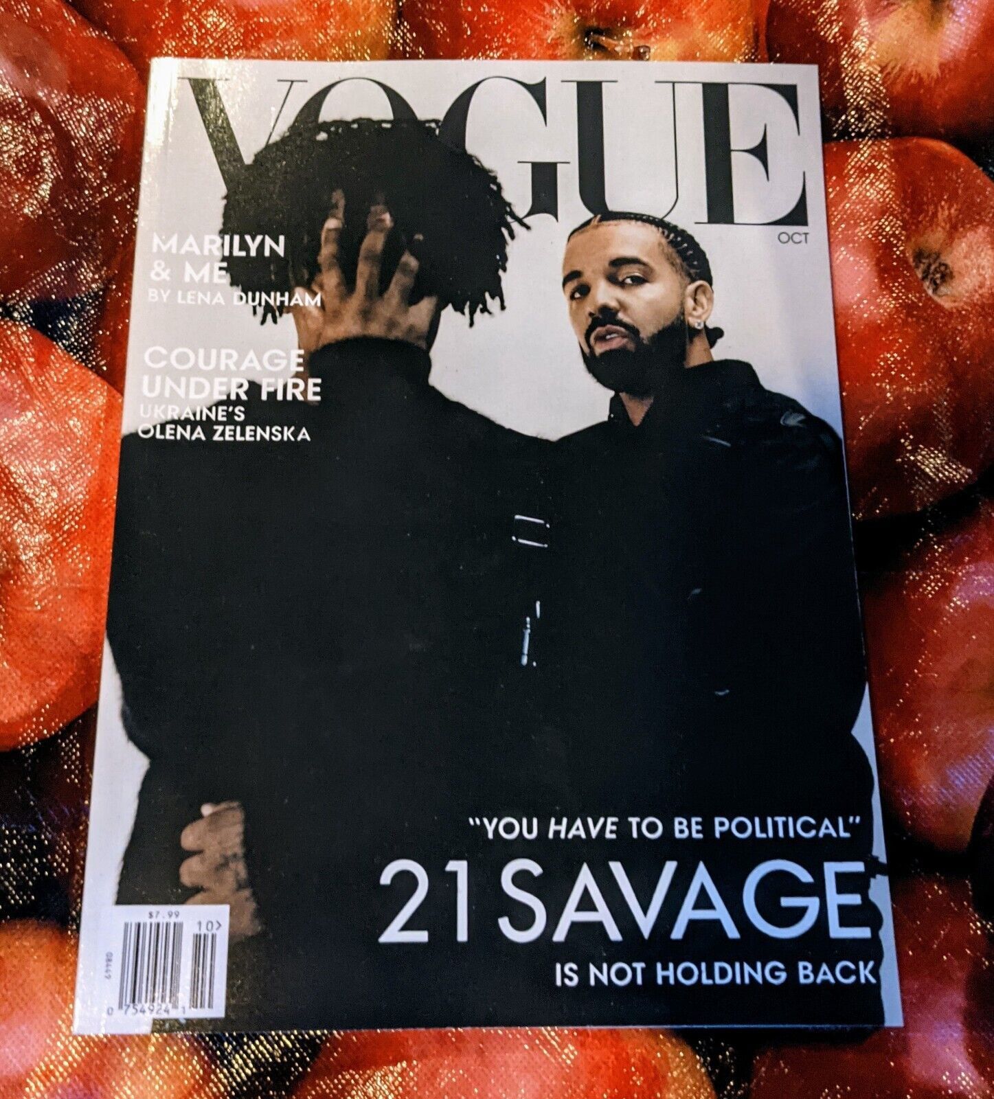 Drake Drake 21 Savage Vogue Issue Her loss Promo Magazine | Grailed