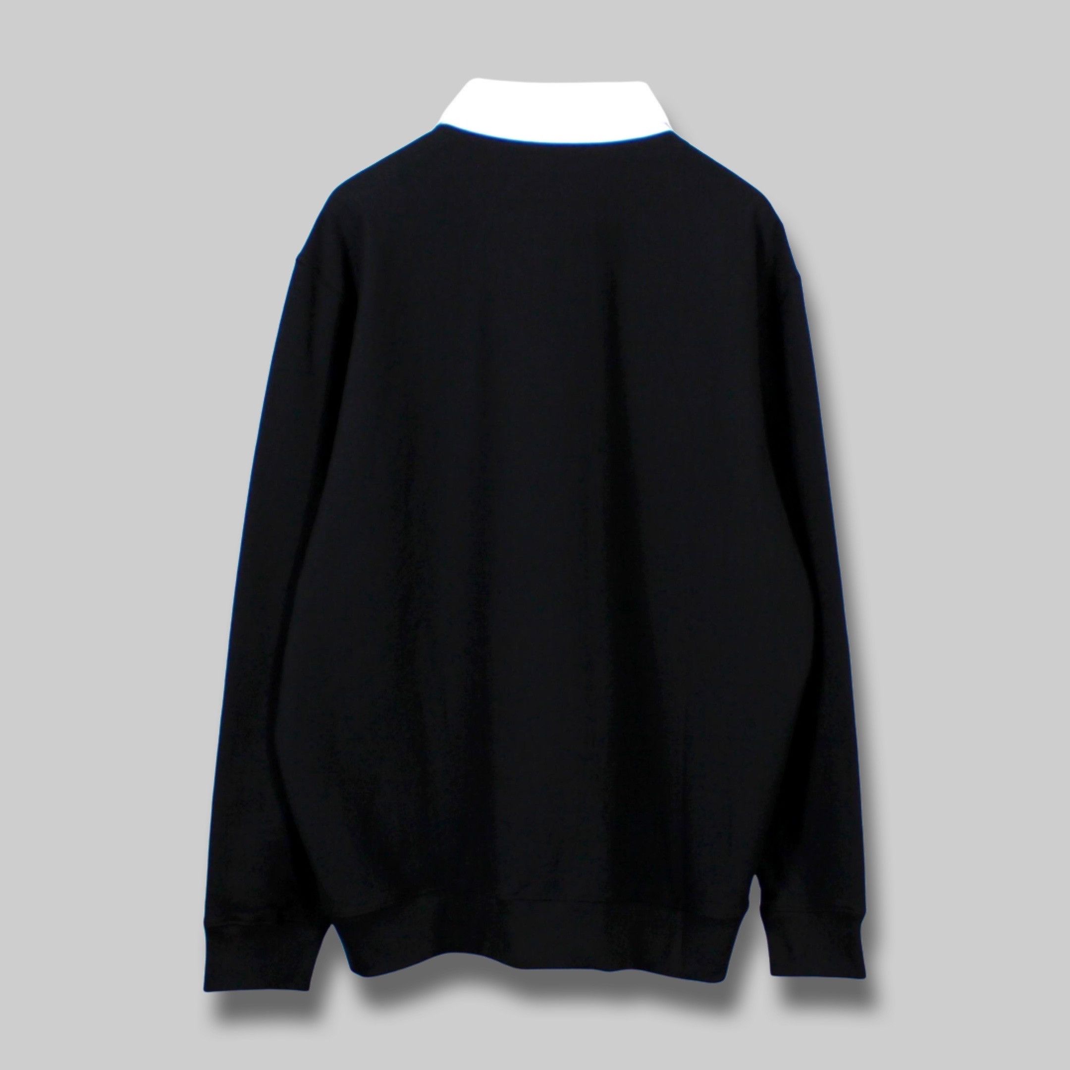 Drake OVO GRAPHIC FLEECE RUGBY POLO - BLACK Large Size US L / EU 52-54 / 3 - 5 Thumbnail