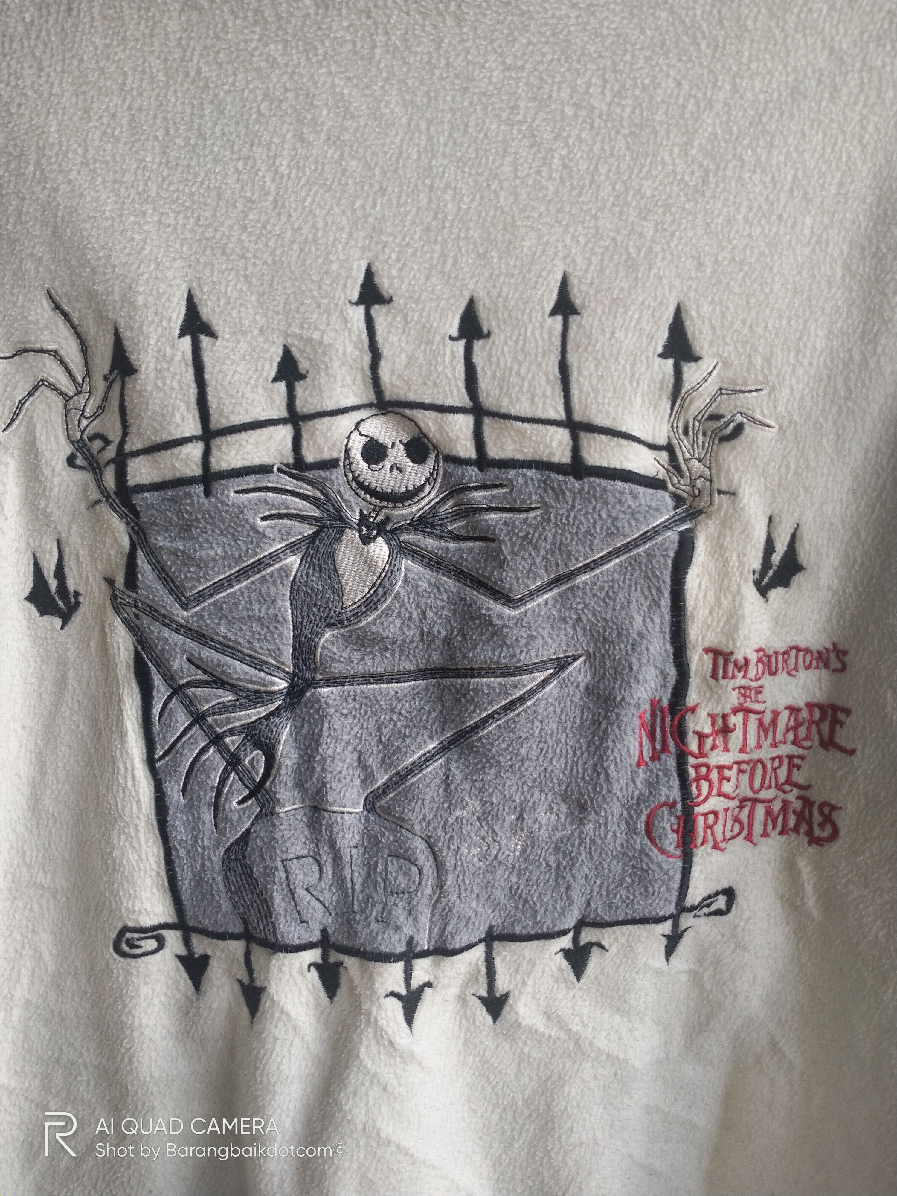 Cartoon Network × Vintage Vintage Y2K Nightmare Before Christmas raglan fleece shirts Size US L / EU 52-54 / 3 - 3 Thumbnail