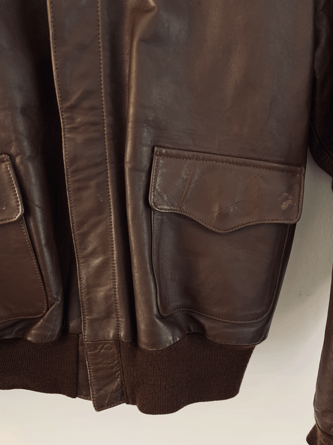 The Real McCoy's Real McCoy's Early A2 Leather Bomber Size US XL / EU 56 / 4 - 8 Thumbnail