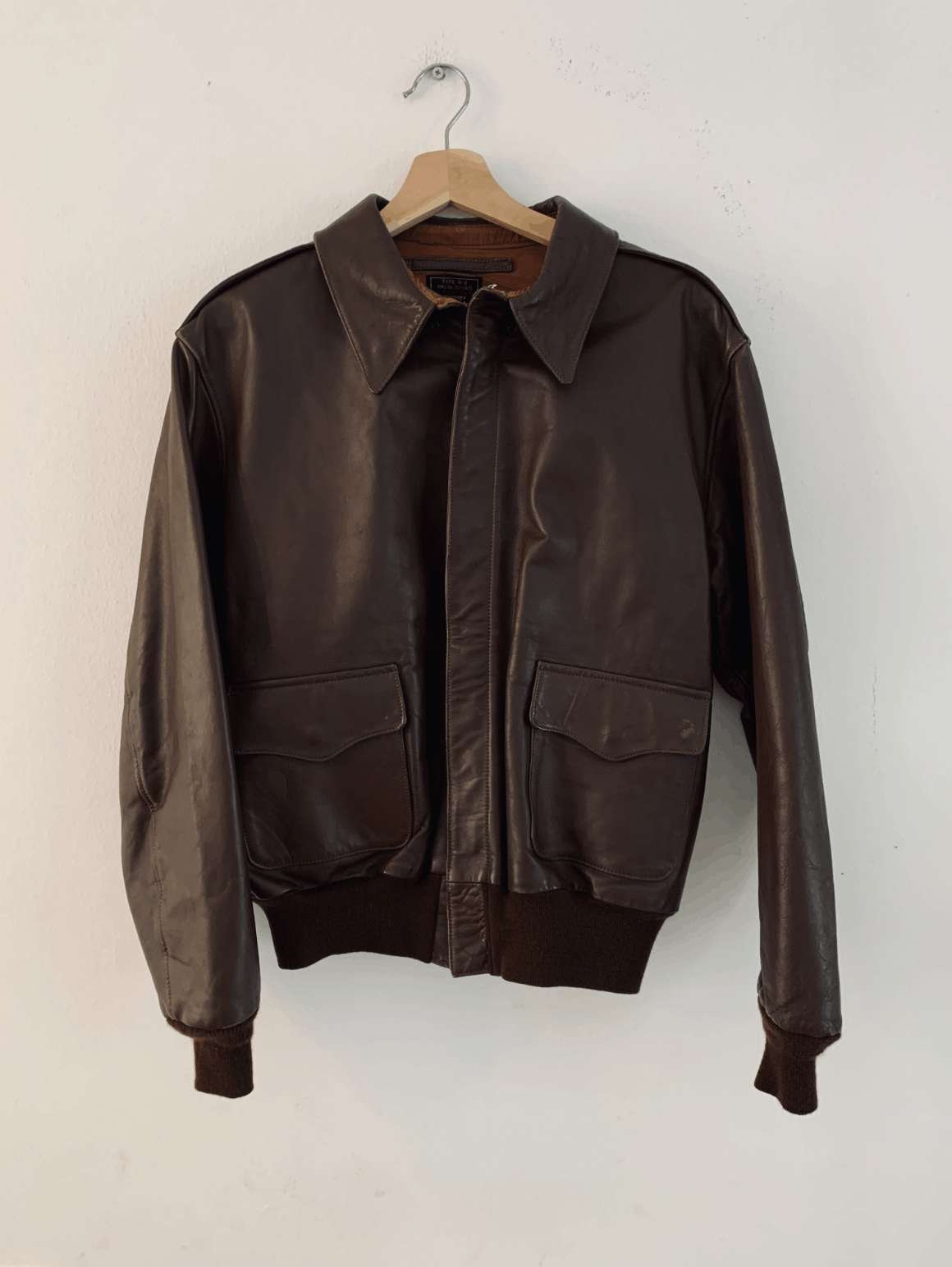 Real McCoy's Early A2 Leather Bomber