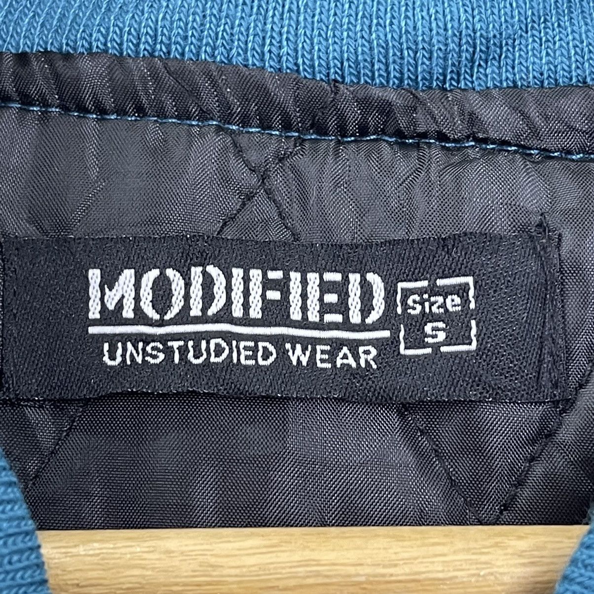 Japanese Brand MODIFIED UNSTUDIED WEAR SUKAJAN SATIN PLAIN ZIPPER JACKET Size US S / EU 44-46 / 1 - 6 Thumbnail