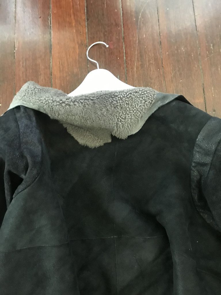 Isaac Sellam Experience Shearling / Leather Coat Size M / US 6-8 / IT 42-44 - 6 Thumbnail
