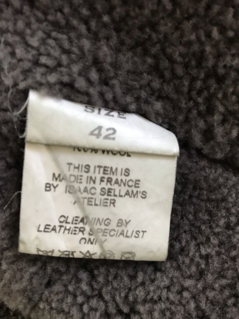 Isaac Sellam Experience Shearling / Leather Coat Size M / US 6-8 / IT 42-44 - 12 Thumbnail